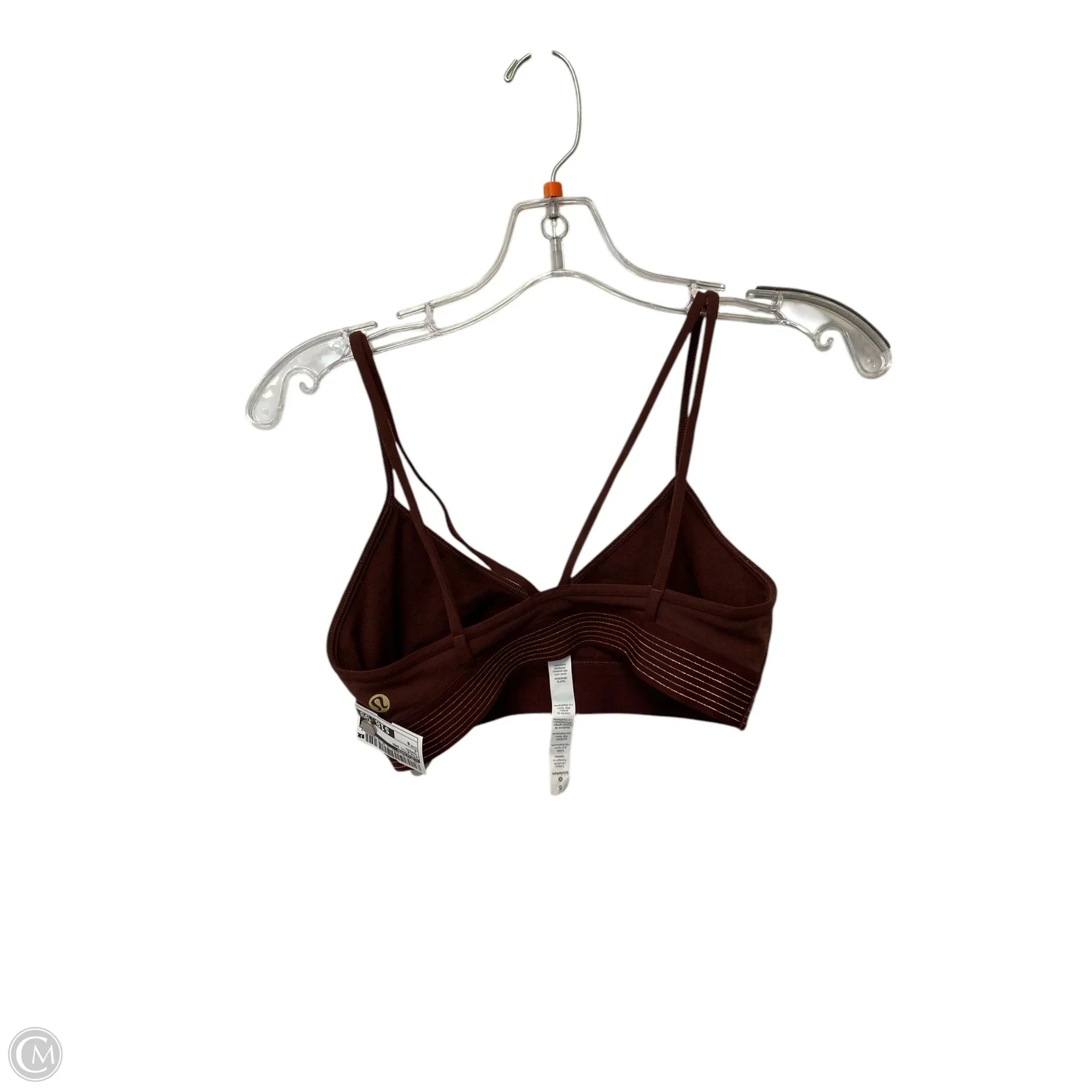 Lululemon Maroon Athletic Sports Bra Size 6 - High Support Workout Bra for Running, Yoga & Gym