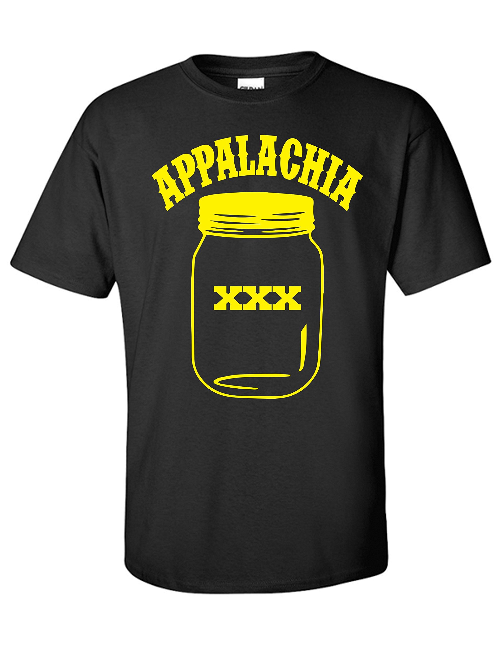 STUFF WITH ATTITUDE Appalachia Black T-Shirt for Men & Women | Soft Cotton Vintage Graphic Tee | Casual Wear, Street Style & Everyday Outfit