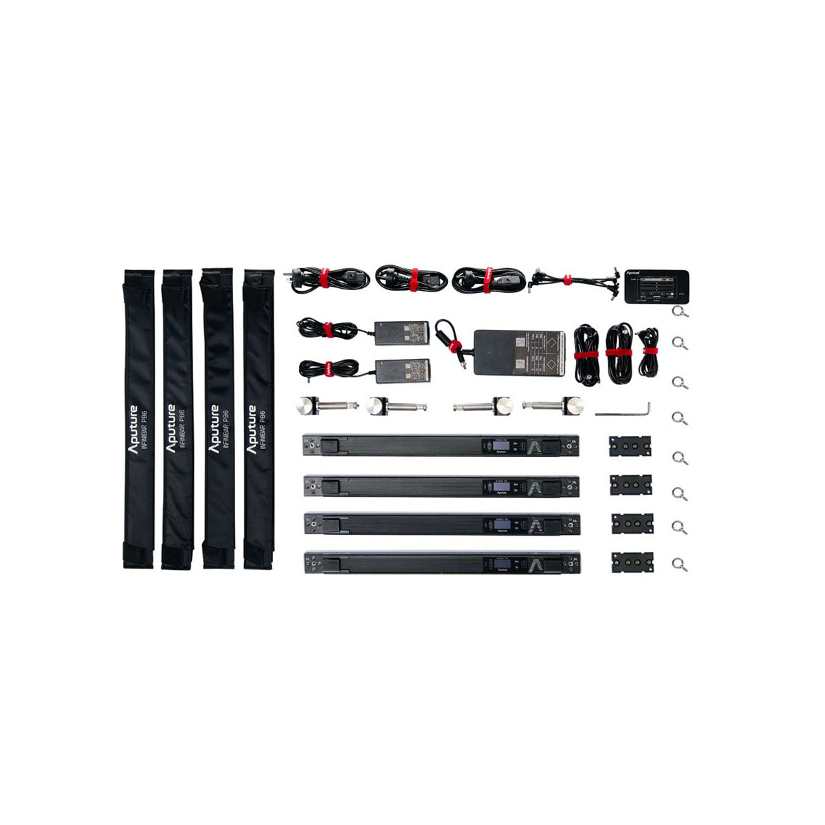 Aputure INFINIBAR PB6 RGB LED Light Bar (2 Feet) 4-Piece Kit - Professional Photography & Video Lighting for Studio, YouTube, and Live Streaming