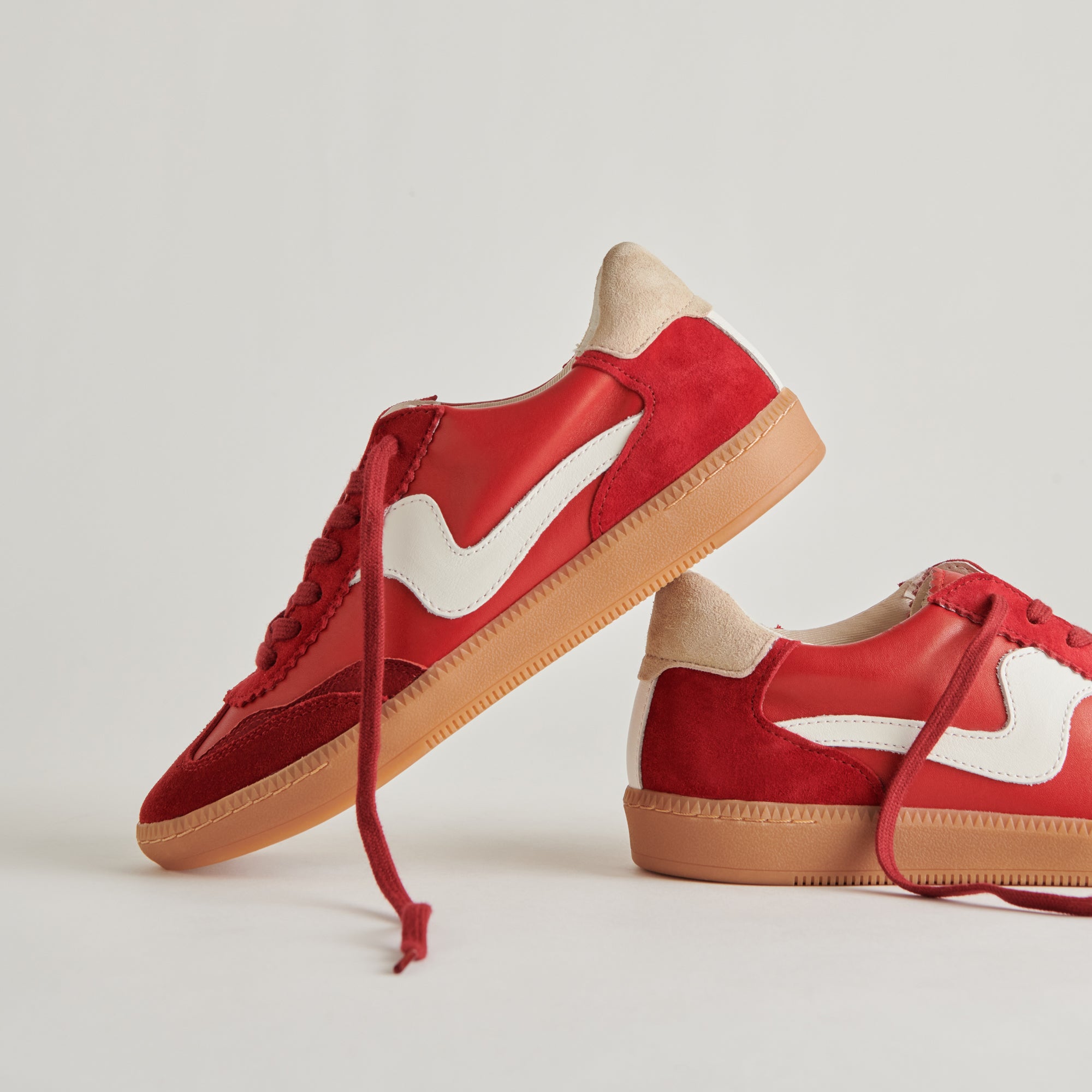 Notice Sneakers - Crimson Suede Casual Shoes for Men & Women | Comfortable Walking & Streetwear Fashion