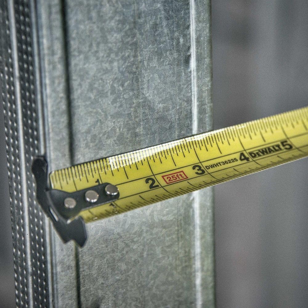 DEWALT 25Ft XP Premium Tape Measure - Heavy-Duty, High-Visibility, Durable Construction for Professional Contractors & DIY Projects - Perfect for Carpentry, Renovation & Home Improvement