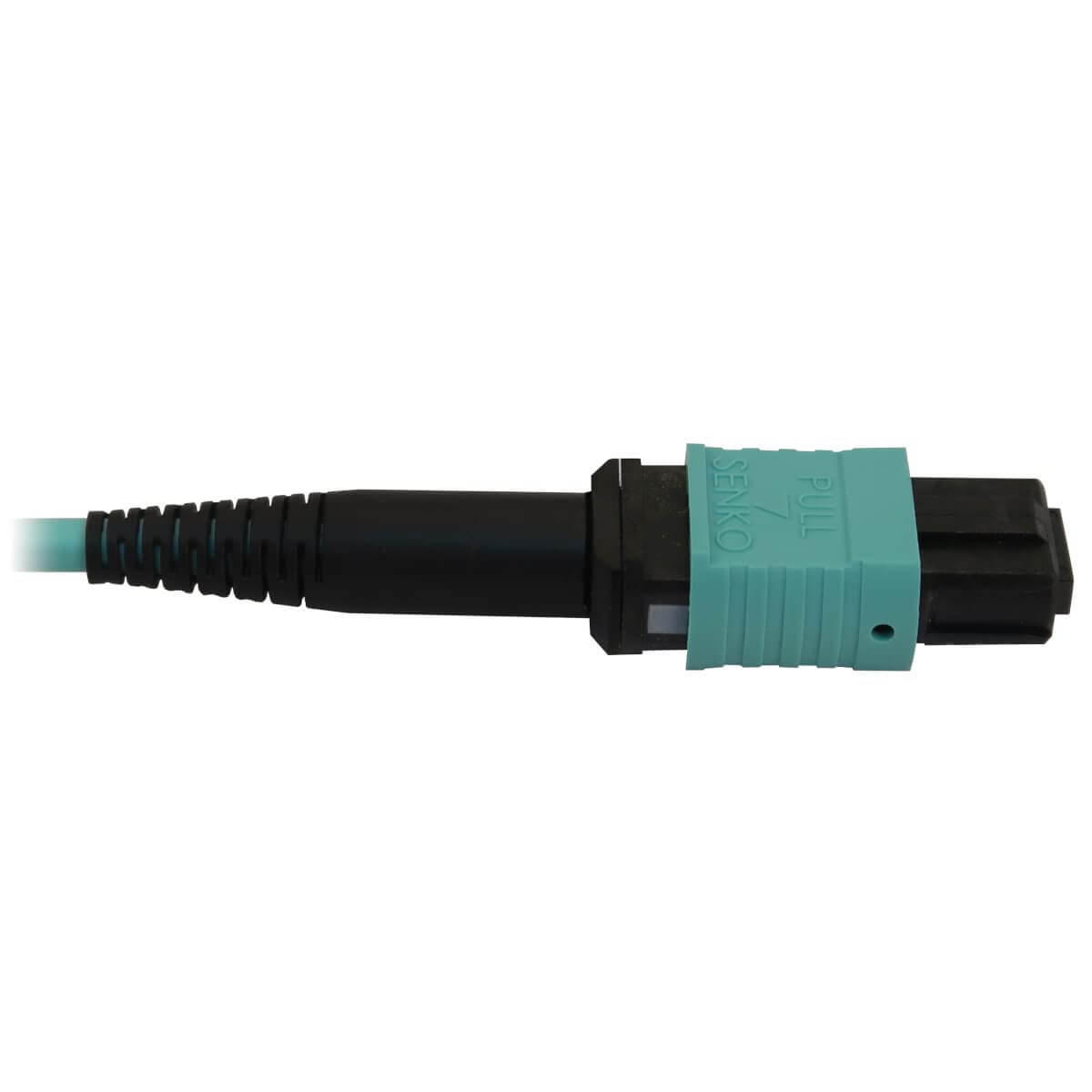 Tripp Lite OM3 MTP/MPO Fiber Patch Cable - 12 Fiber, 50/125 Multimode, 40/100/400GbE, Aqua LSZH Jacket, 5m (16.4ft) - High-Speed Data Center & Network Connectivity for Servers, Switches & Storage - Lifetime Warranty (N844B-05M-12-P)
