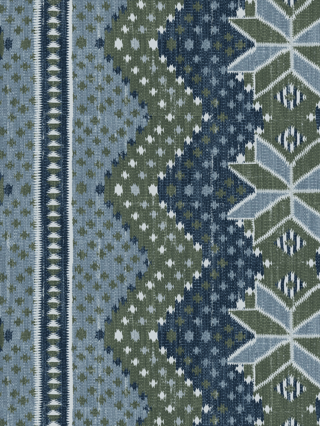 Nathan Turner Blue Army Northstar Blanket Wallpaper - Premium Peel and Stick Wallpaper for Bedroom, Nursery & Home Decor