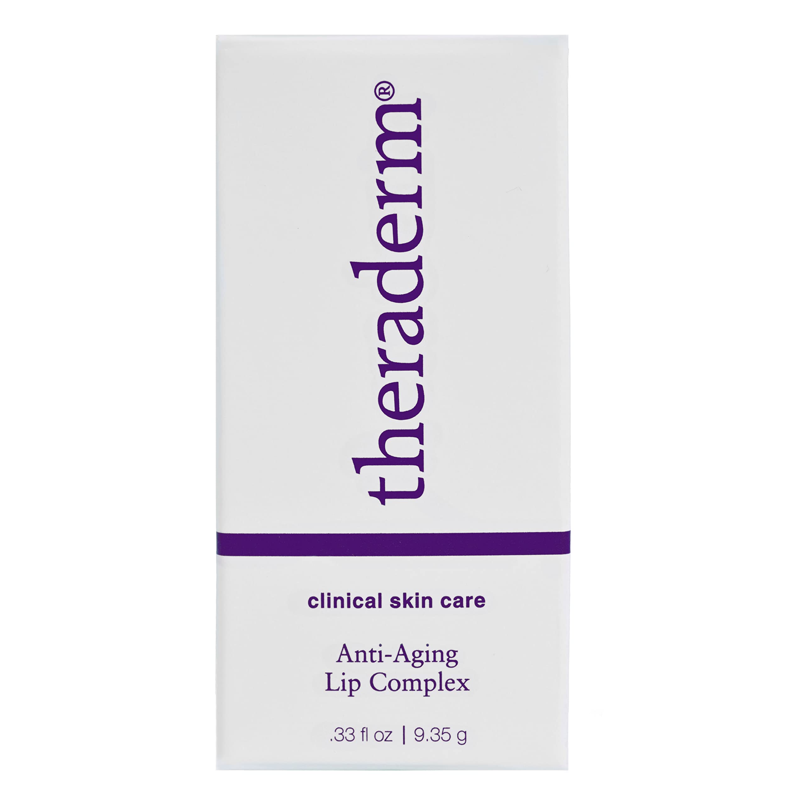 Theraderm Anti-Aging Lip Complex - Hydrating & Plumping Lip Treatment for Wrinkles & Fine Lines | Perfect for Daily Use & Nighttime Lip Care Routine