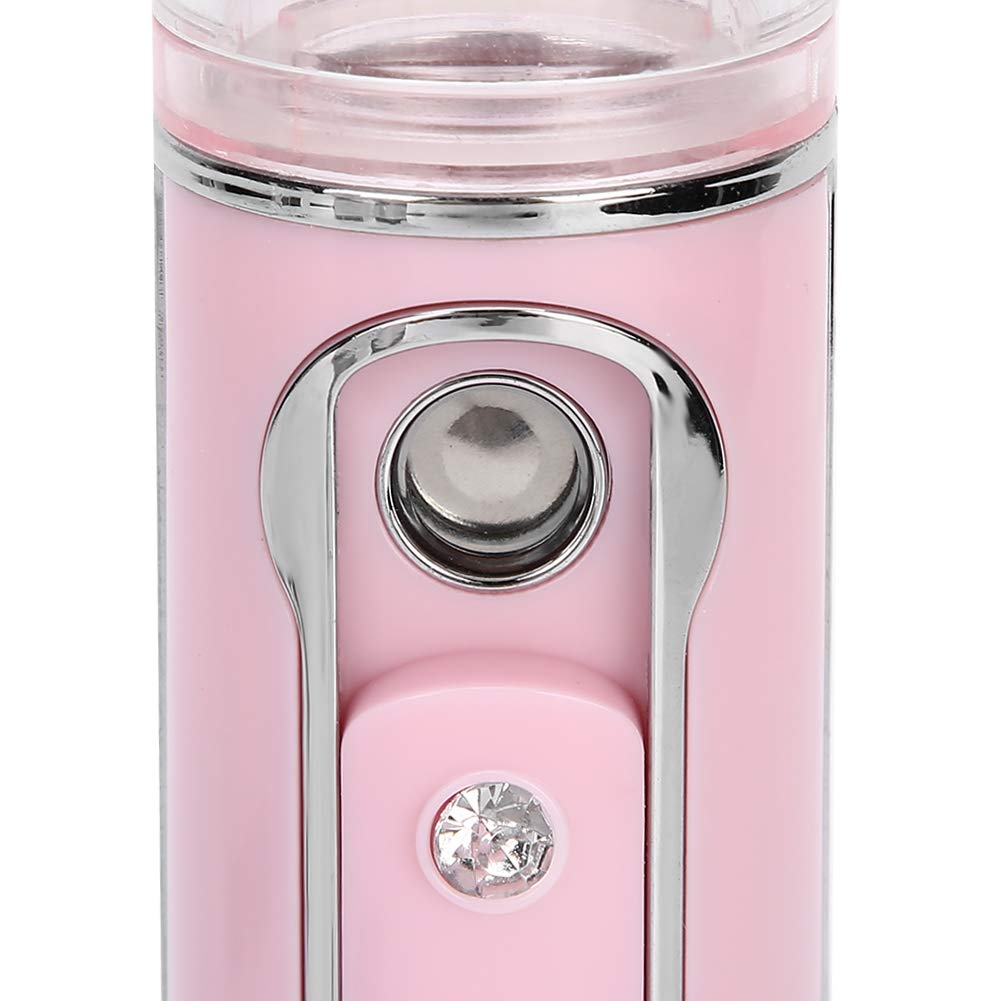 USB Rechargeable Nano Facial Steamer - Portable Handheld Face Mist Sprayer for Hydration & Moisturizing | Perfect for Travel, Home Spa & Daily Skincare Routine
