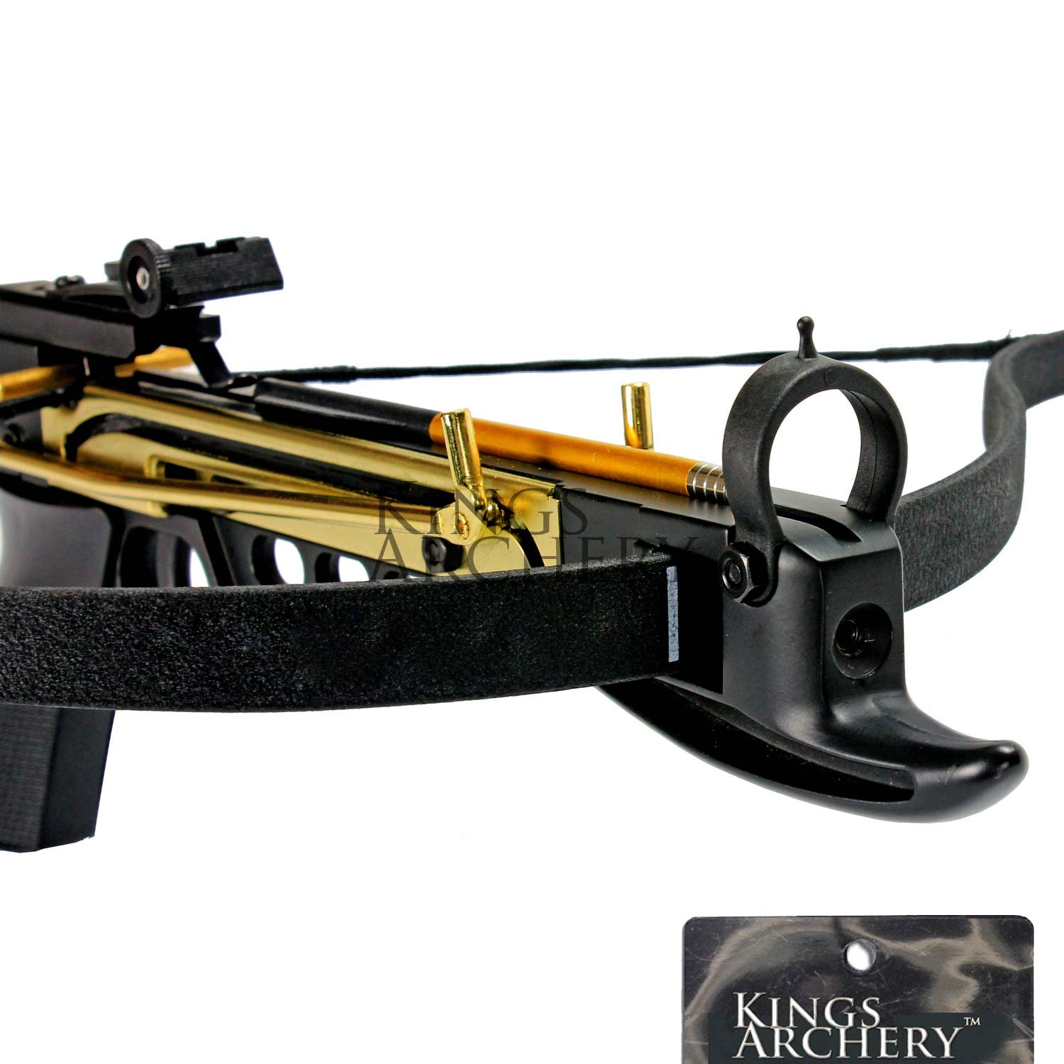 80 LBS Self-Cocking Crossbow Pistol with Adjustable Sights - Aluminum Arrows & Safety Lock | Hunting, Target Practice & Outdoor Sports Gear