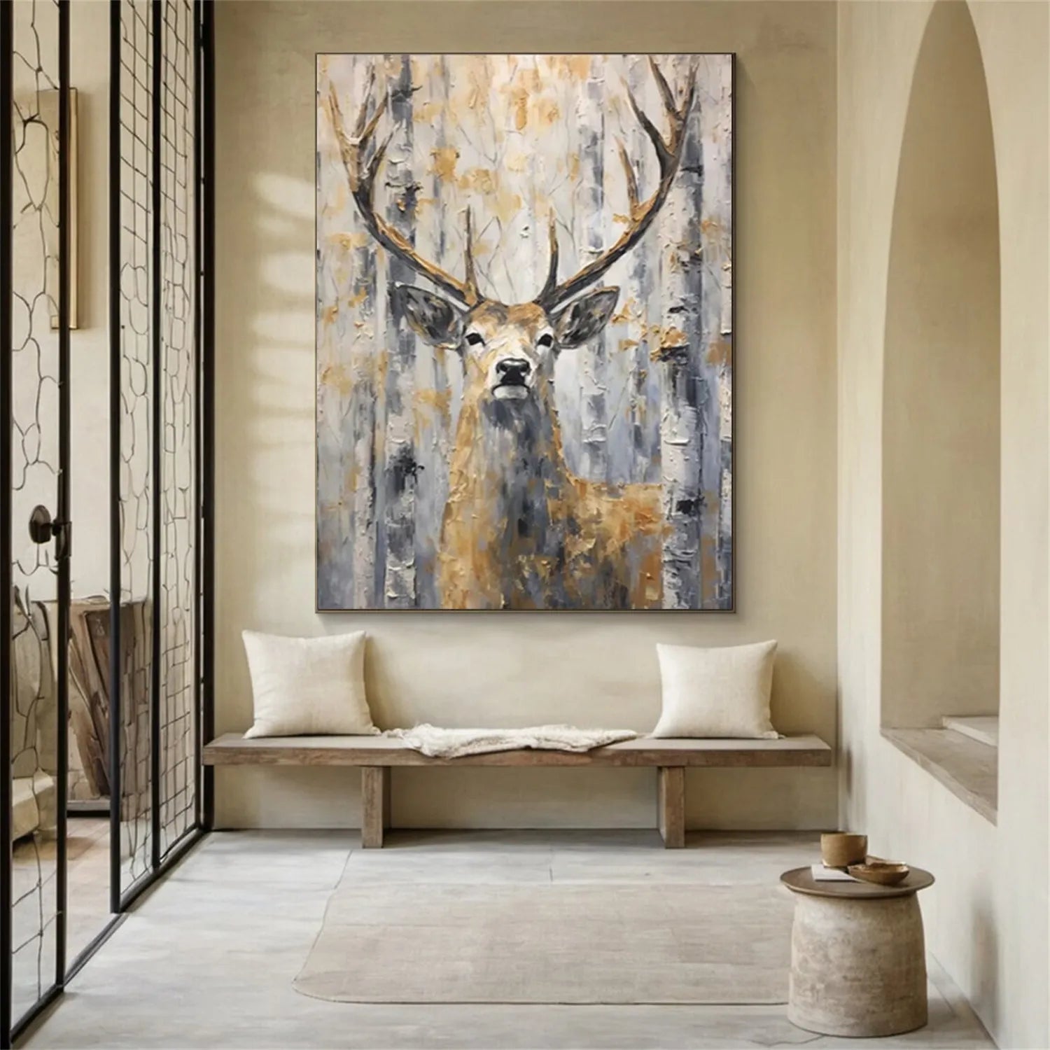 Animal Art Painting #AP083 - Handmade Canvas Wall Decor for Living Room, Bedroom & Office - Perfect Gift for Pet Lovers & Home Decor