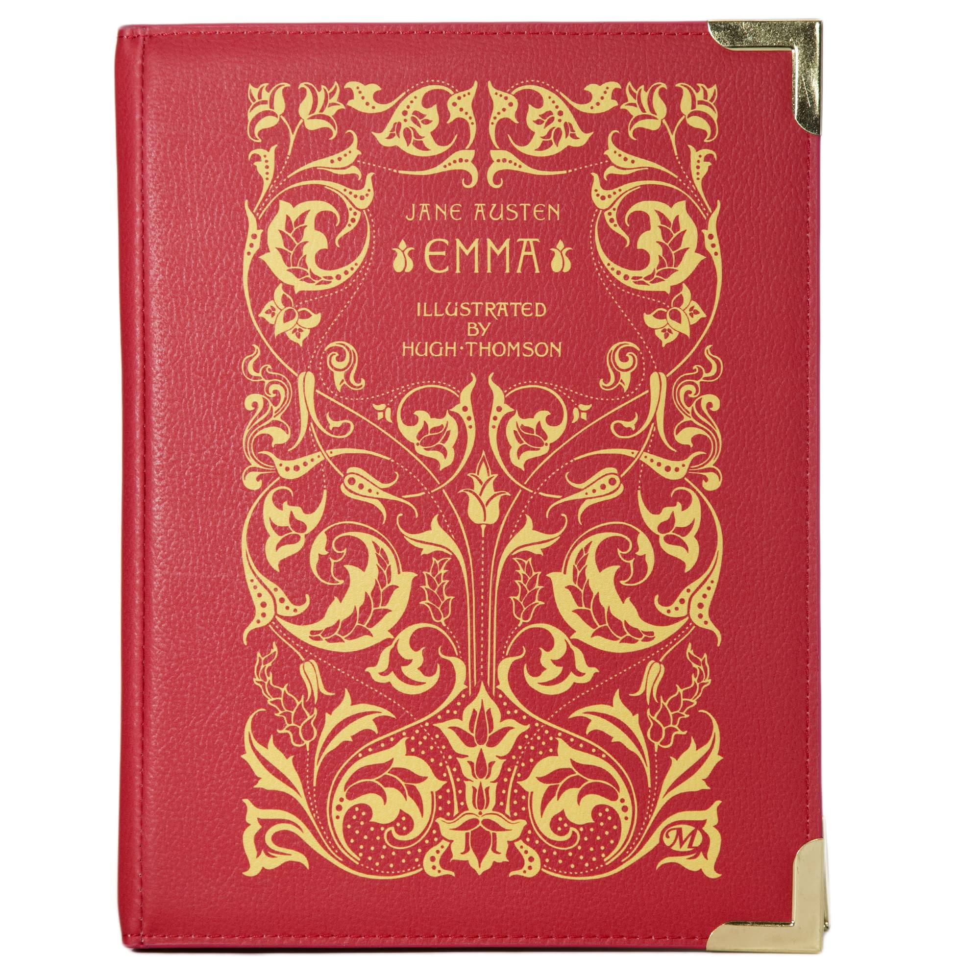 Well Read Co Vegan Leather Crossbody Purse for Women - Emma Large Book Lover Handbag - Perfect for Reading, Travel & Everyday Use