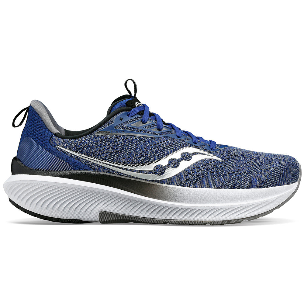 Men's Saucony Echelon 9 Running Shoes - Indigo/Black - Size 13 D Medium - Lightweight Cushioned Sneakers for Jogging, Gym & Everyday Wear