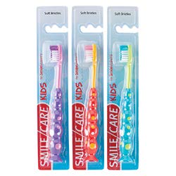 SmileMakers Toddler Toothbrushes with Bubble Grip - Pack of 48 Soft Bristle Kids Toothbrushes for Gentle Dental Care | Perfect for Daycare, Preschool & Travel