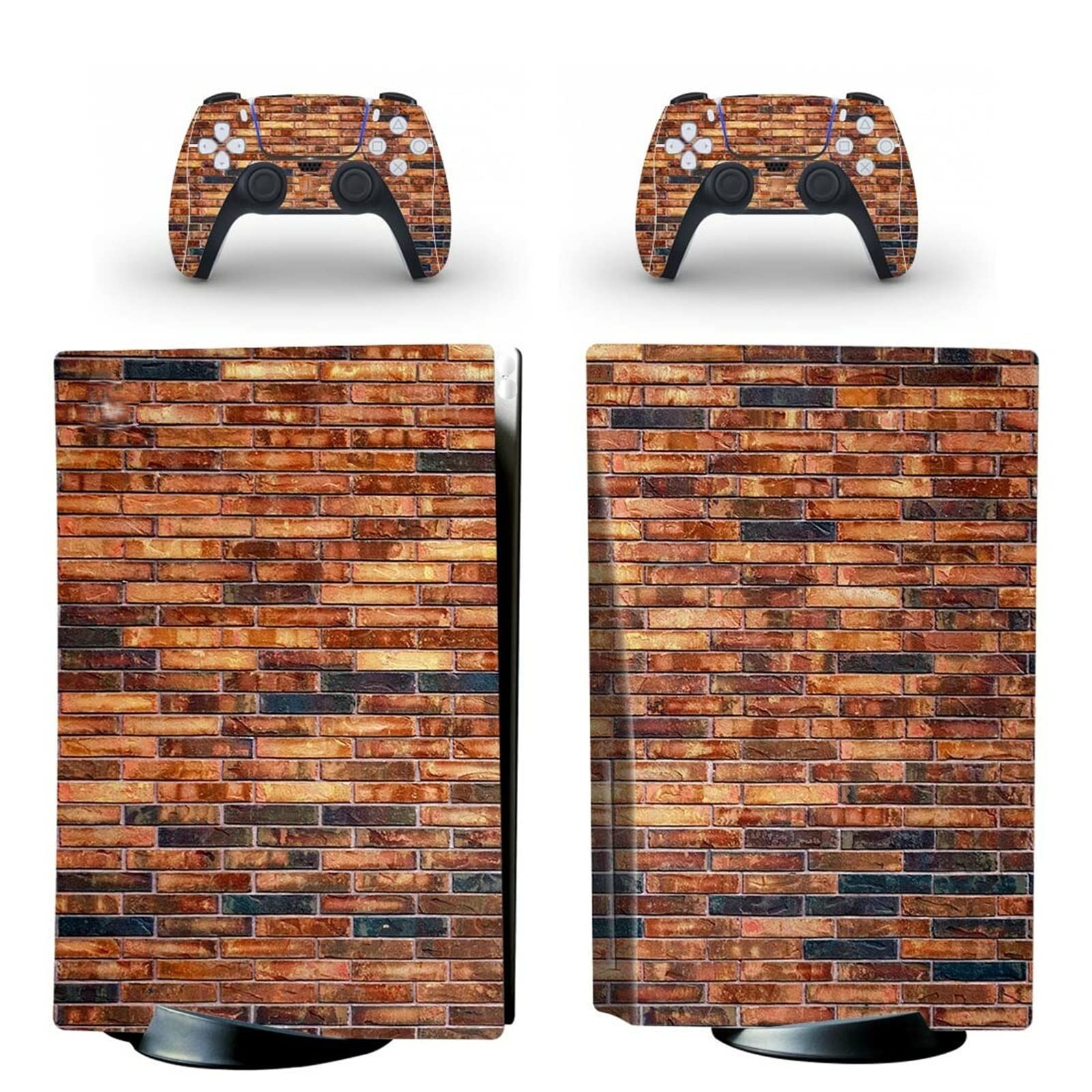 Anime Vinyl Skin Wrap for PS5 Disk Edition Console & 2 Controllers - Bubble-Free, Durable, Scratch-Resistant - Perfect for Gaming Setups & Anime Fans