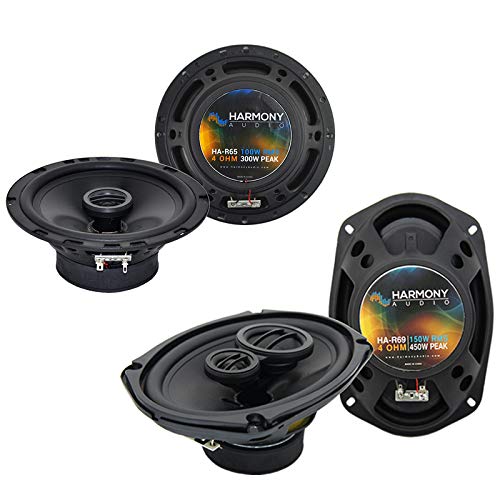 Harmony Audio R65 R68 Factory Replacement Speaker Kit for Dodge Dakota 1987-1996 | Direct Fit Car Audio Upgrade | Perfect for Truck Cab Sound System Enhancement