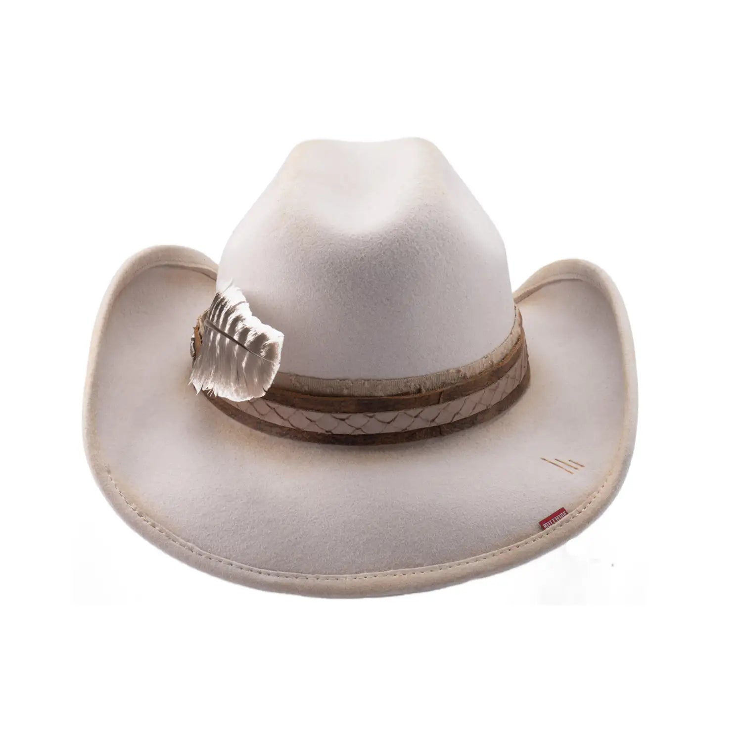 Premium Bullhide & Wool Felt Cowboy Hat for Men - Western Style Rancher Hat for Outdoor Rodeo, Horseback Riding & Country Fashion