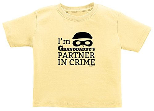 Granddaddy's Partner in Crime Toddler T-Shirt - Cute Baby Boy Gift for Grandparents - Perfect for Family Photos & Special Occasions