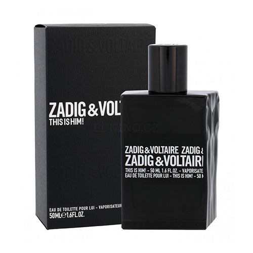 Zadig & Voltaire This Is Him 50ml Eau de Toilette for Men - Fresh Woody Fragrance for Day & Night Wear, Office & Date Nights