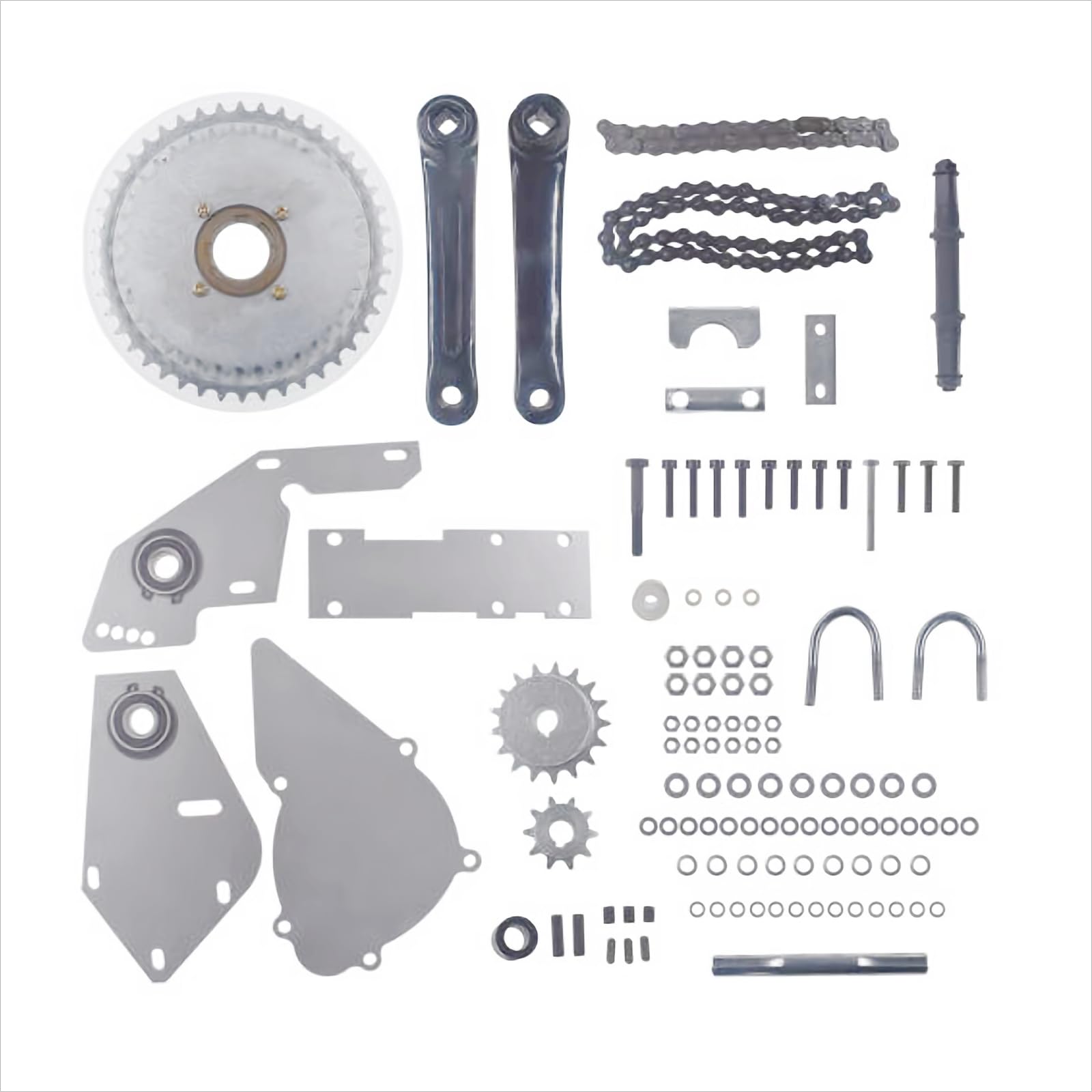 **80cc 100cc Bike Jackshaft Kit - 2-Stroke Bicycle Engine Conversion Kit with 415 Chain for Gas Motorized Bikes - Perfect for DIY Bike Motorization & Off-Road Riding**