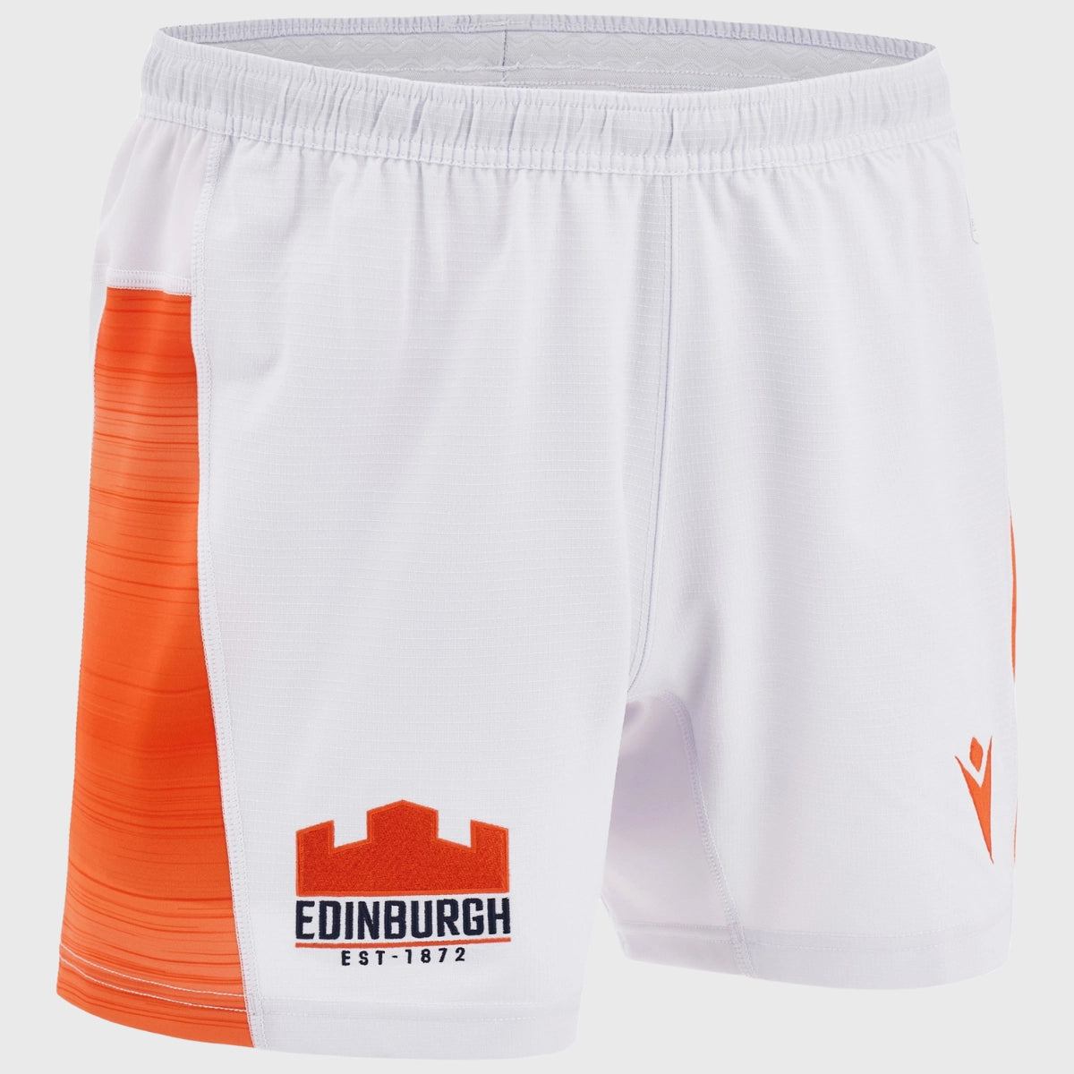 2024/25 Macron Edinburgh Away Rugby Shorts - Breathable & Lightweight for Training & Matches