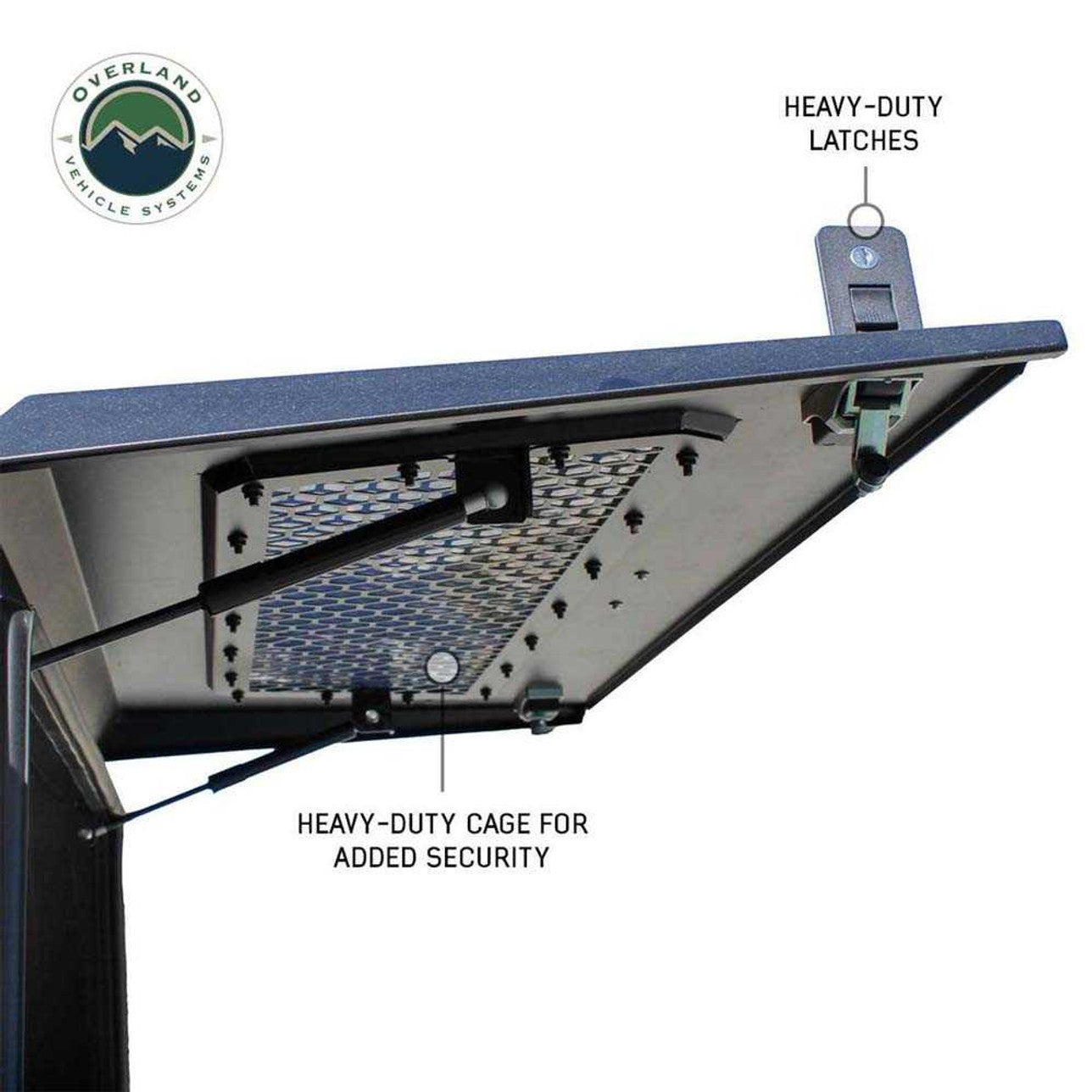 2009 RAM 2500/3500 6.4 ft Bed Truck Cap | Overland Vehicle Systems Expedition Series | Heavy Duty Truck Accessory for Camping & Off-Road Adventures