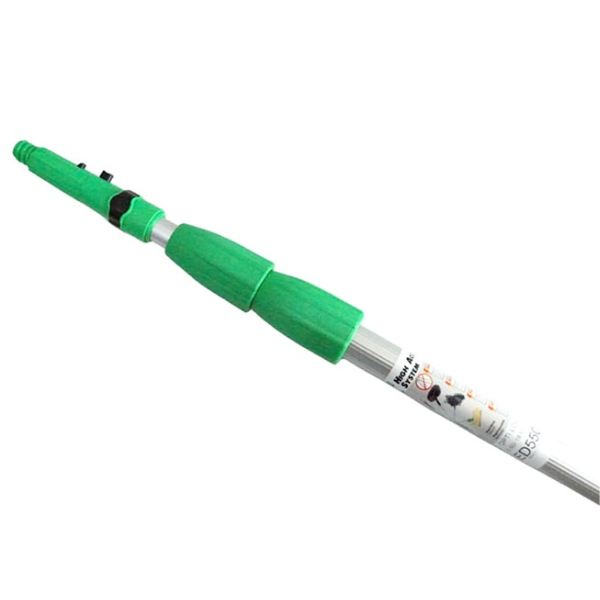 Unger OptiLoc Telescopic Aluminum Poles 1.2m to 6.0m (4ft to 20ft) - Extendable Cleaning Pole for Windows, Gutters & High Reach Areas - Professional Grade Lightweight Aluminum Construction for Home & Commercial Use