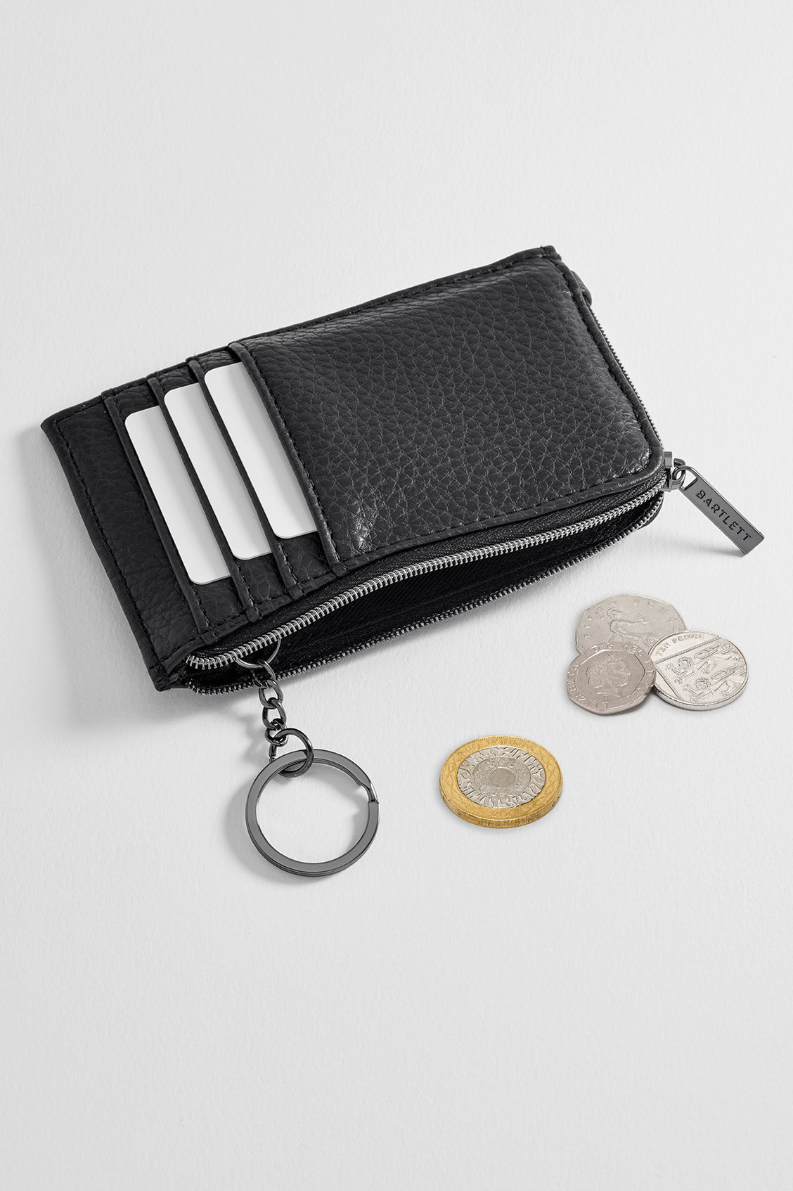 Men's Slim RFID Blocking Zipper Wallet - Secure & Stylish Card Holder for Everyday Use, Travel & Business