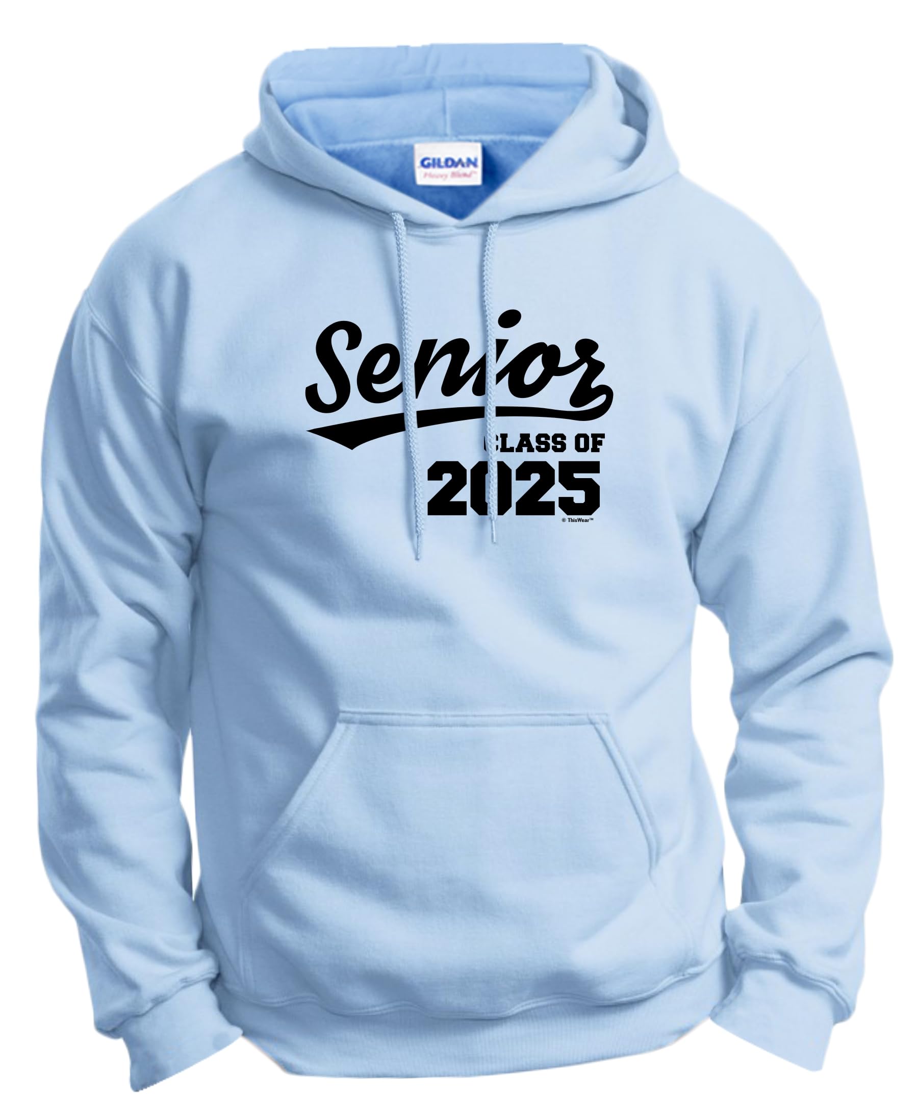 ThisWear Class of 2025 Graduation Hoodie - Senior Gifts for 2025 Graduates - Comfortable Unisex College Sweatshirt - Perfect for Graduation Ceremonies, Parties & Alumni Events
