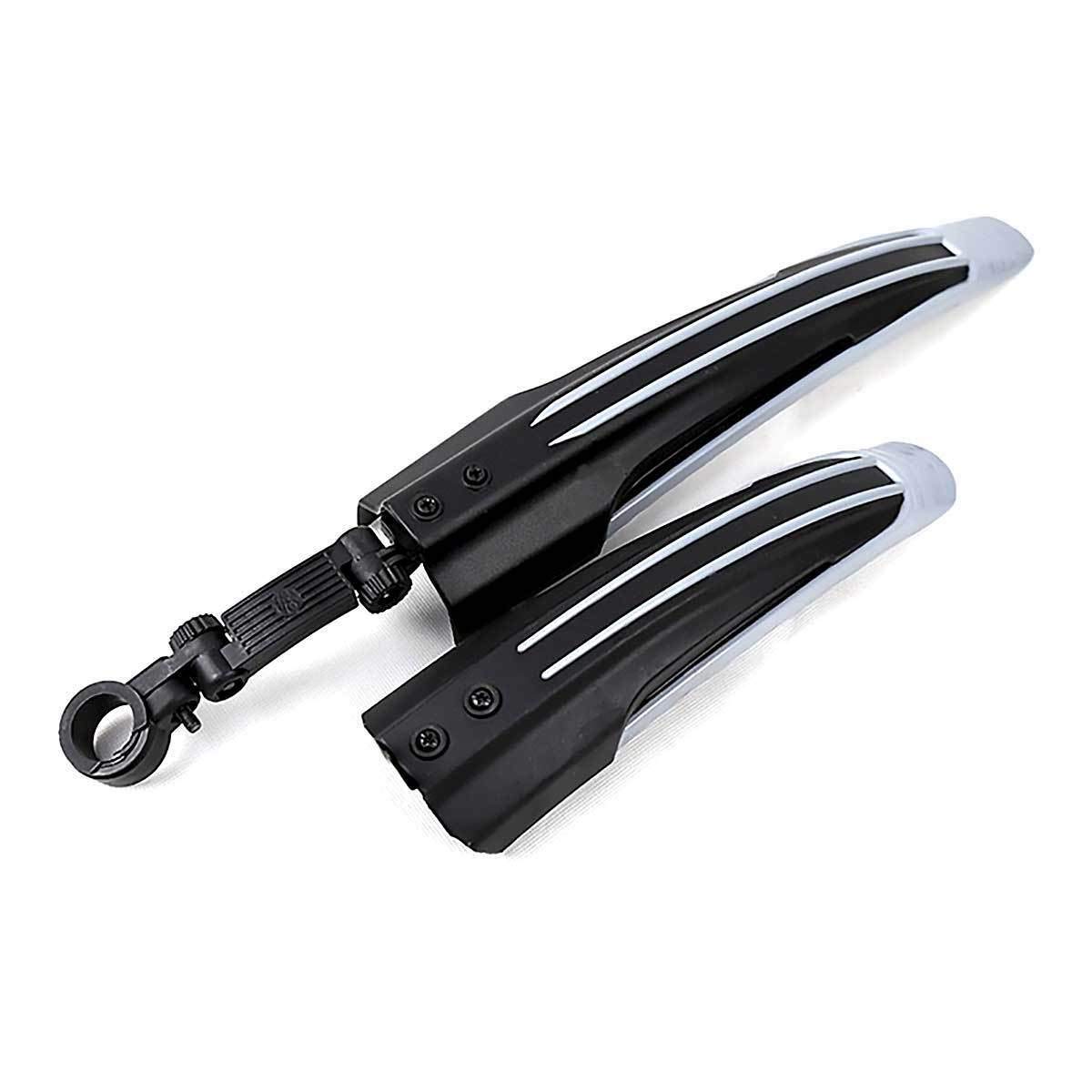 MACHSWON Adjustable Bike Mud Guards Set - Front & Rear Fenders for Road & Mountain Bicycles - Durable Splash Protection for Wet & Muddy Terrains - Perfect for Commuting, Trail Riding & Off-Road Adventures