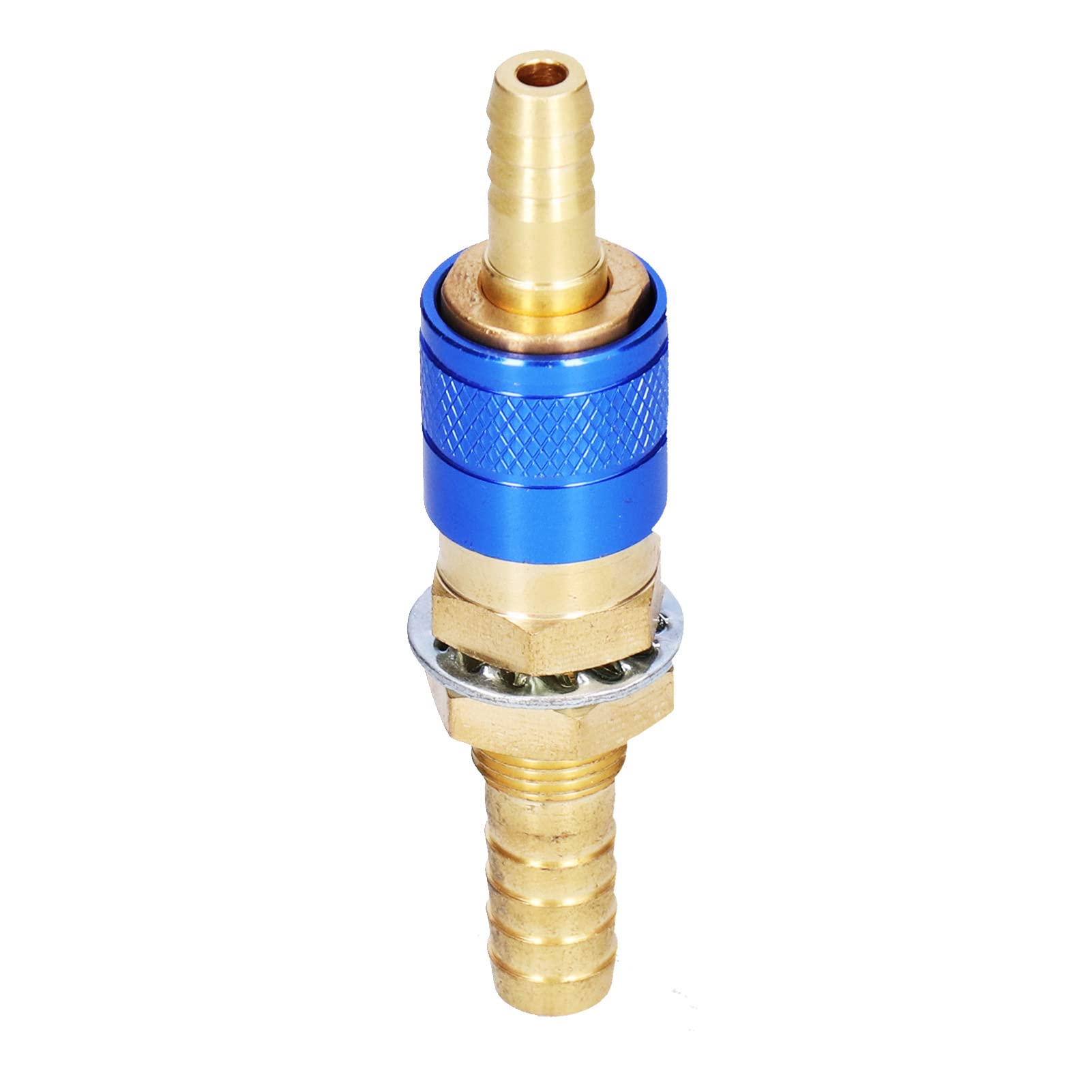 Brass Quick Connector for TIG Welding Torch - Welding Equipment Accessory (Blue) for Professional Use