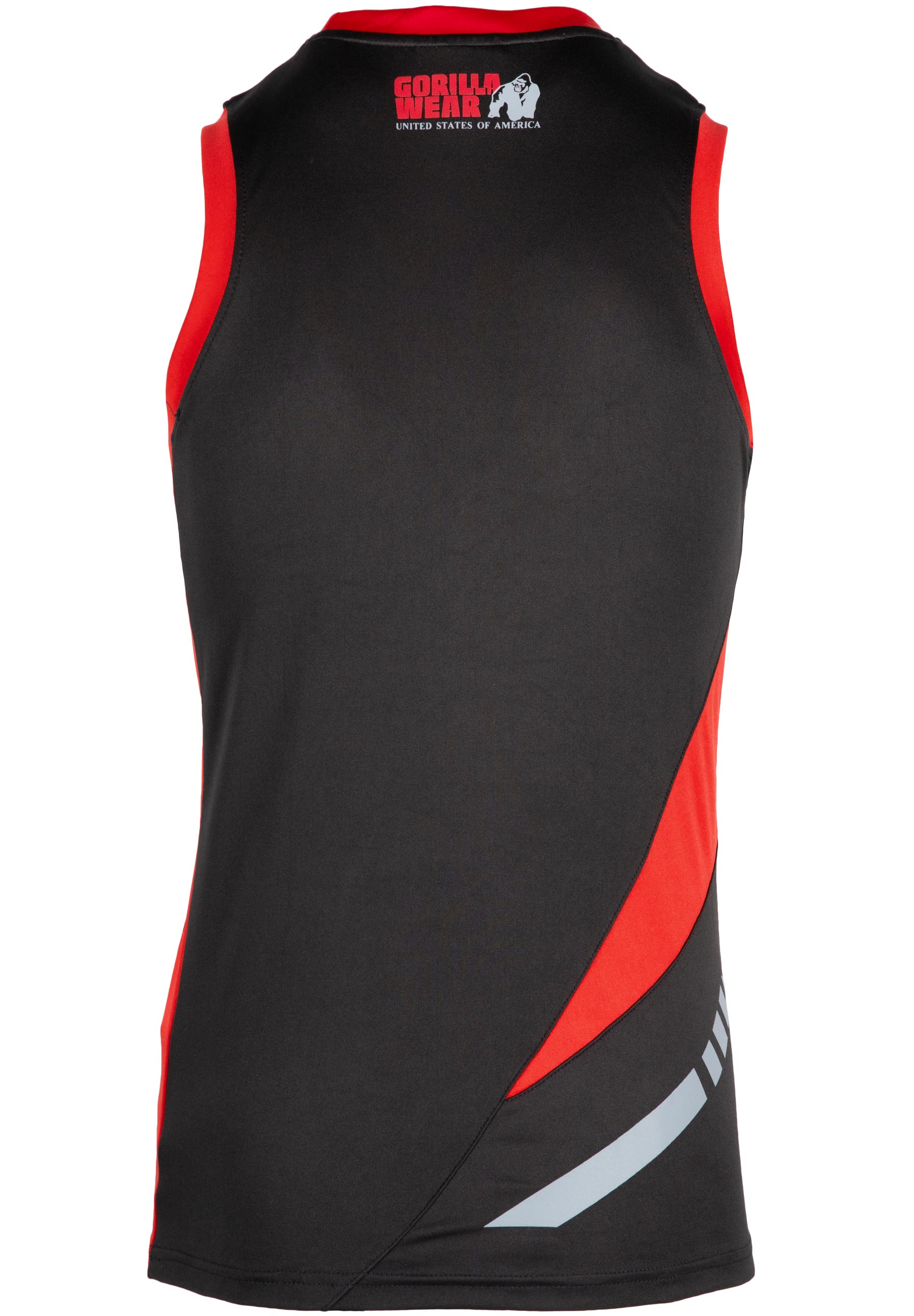 Hornell Unisex Tank Top - Black & Red | Comfortable & Breathable for Workouts, Gym, and Casual Wear