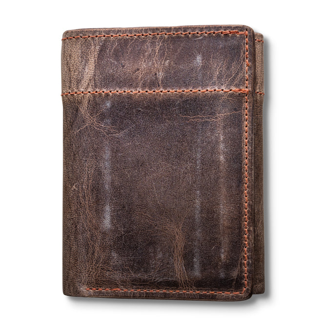 Saranac Premium Trifold Wallet - RFID Blocking Leather Bifold Wallet for Men with Money Clip | Slim Minimalist Design for Everyday Carry, Travel & Business Use