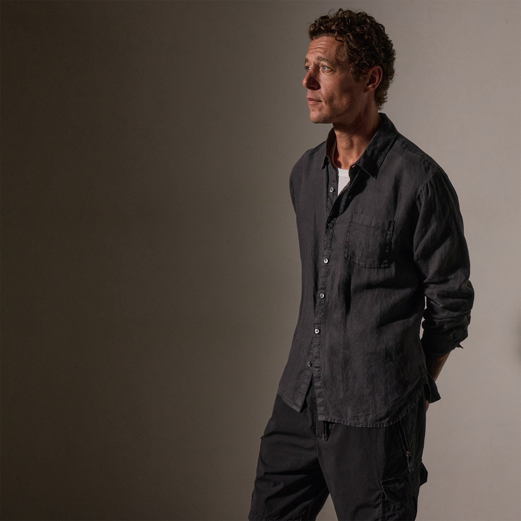 Lightweight Linen Shirt for Men & Women | Breathable Comfort | Magma Pigment Dye | Casual Summer Wear for Beach & Outdoor Activities