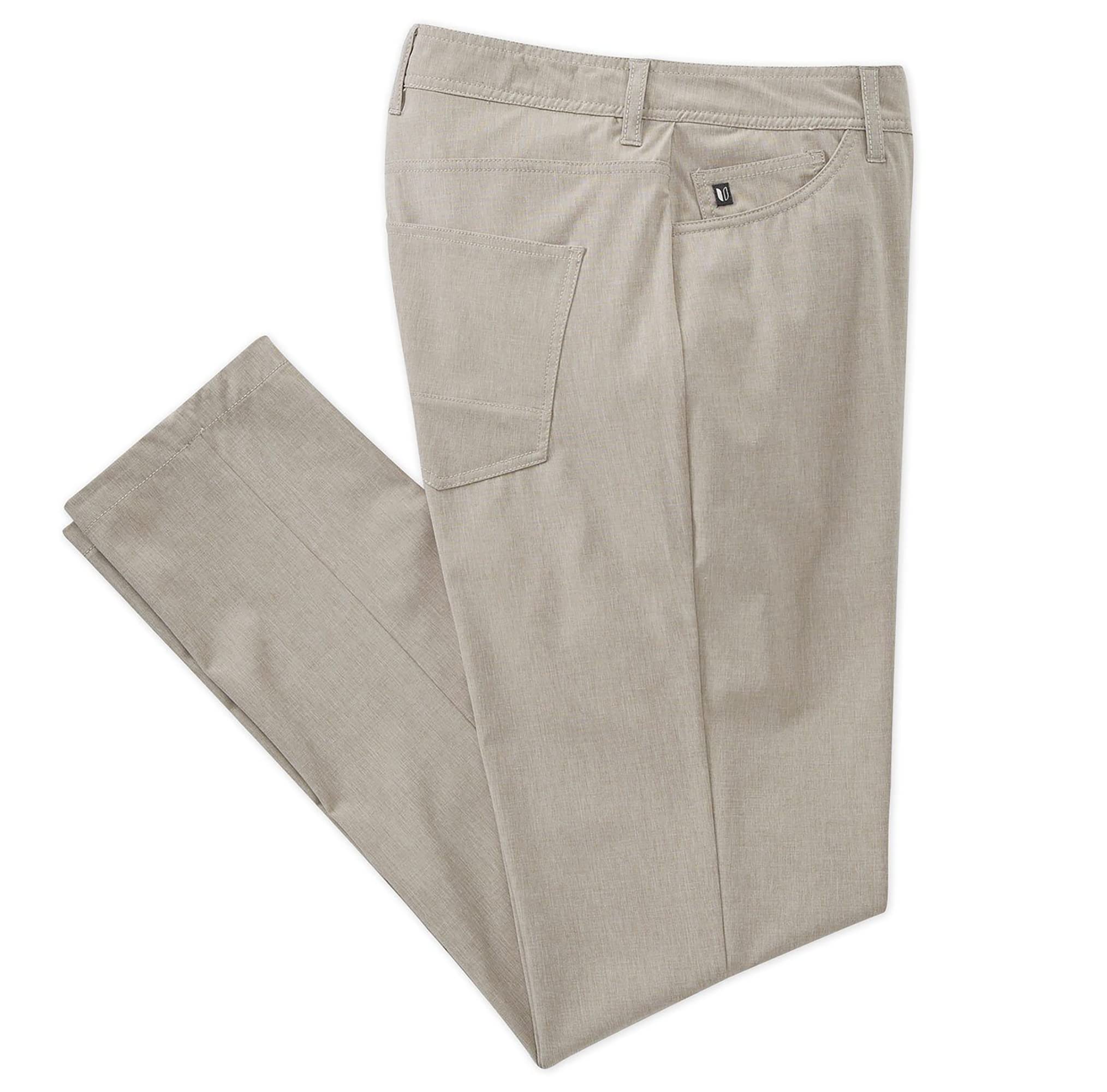 Linksoul Men's 5 Pocket Boardwalker Golf Pants - Lightweight Stretch Travel Pants for Golfing, Hiking & Casual Wear - Comfortable Performance Apparel