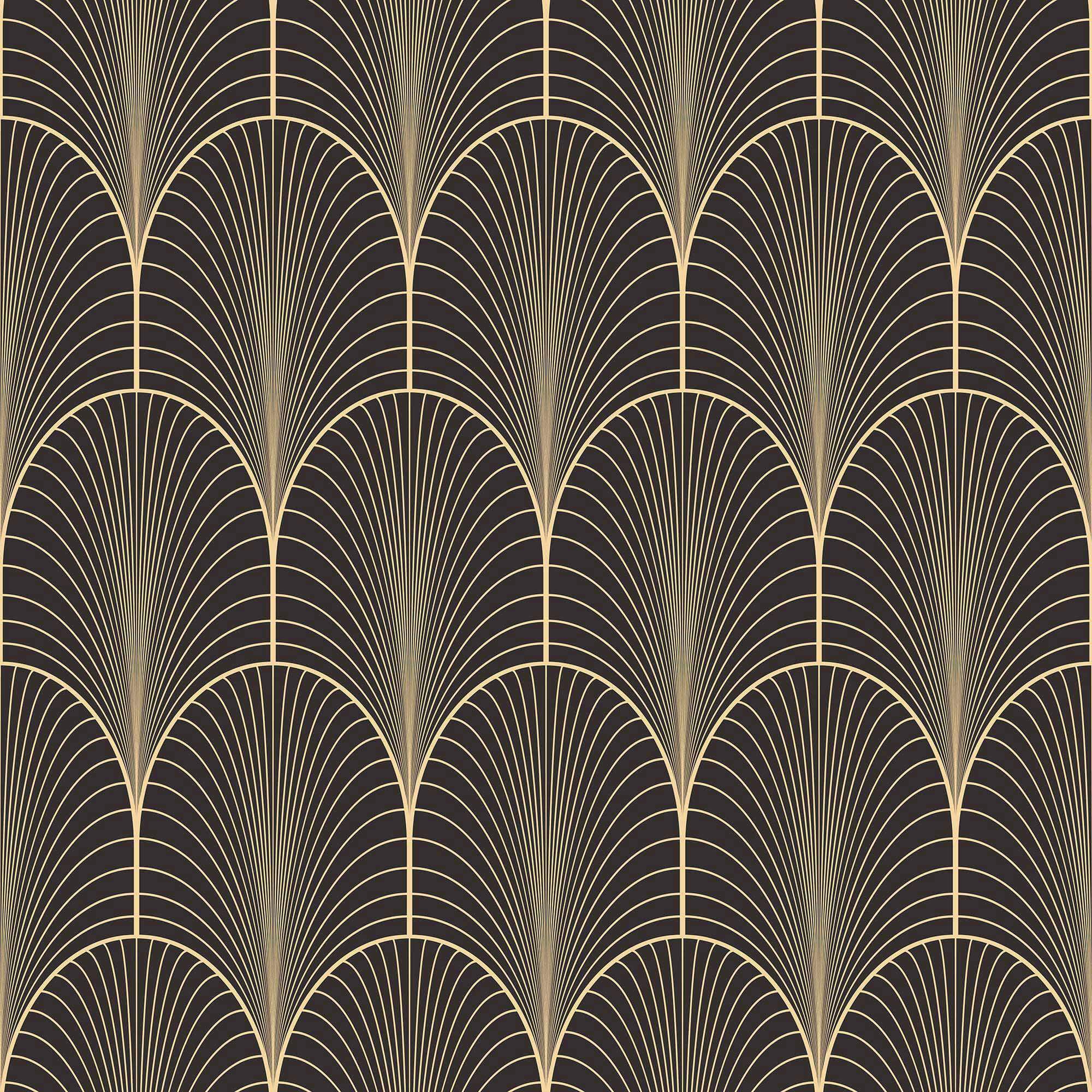 Black Arch Peel and Stick Removable Wallpaper 9934 - Self-Adhesive Decorative Wall Covering for Bedroom, Living Room, and Office Decor