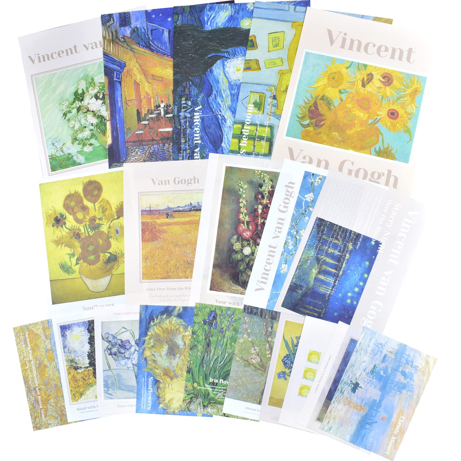 Scrapbooking Decorative Background Paper - Aesthetic Oil Painting Collection for DIY Journals, Planners & Collages | Perfect for Decoupage, Envelopes, Wall Art & Window Decals | Creative Craft Projects for Home Decor & Gift Making