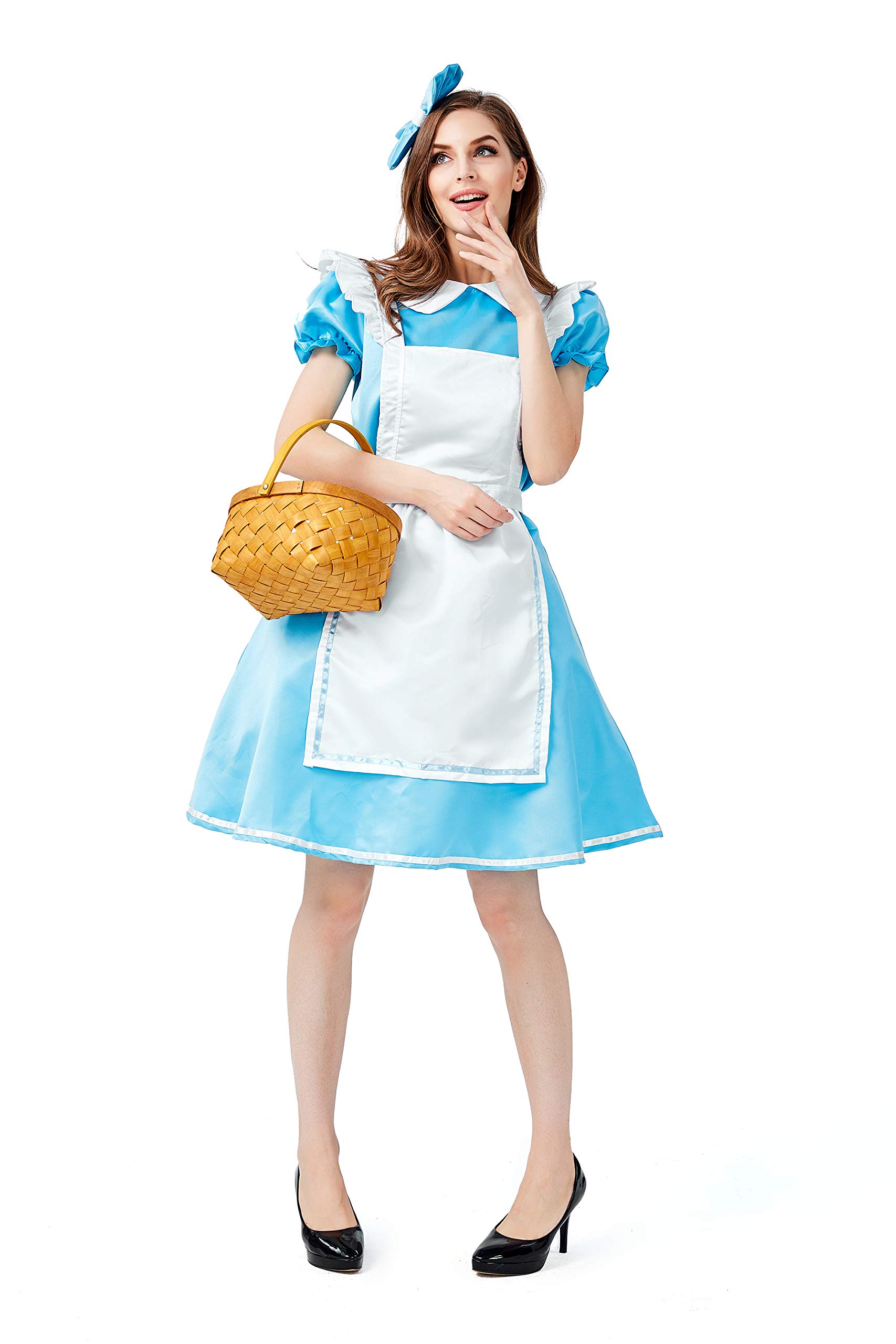 Farm Girl Costume for Halloween & Cosplay - Women's Dress & Stage Prop