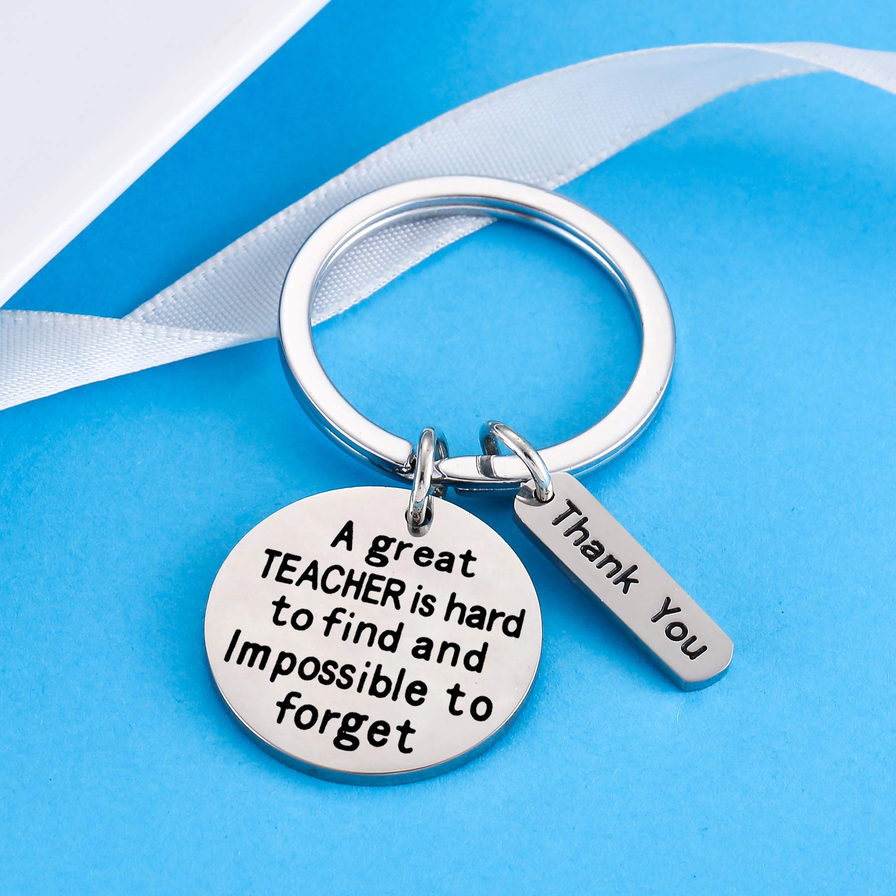 Teacher Keychain Set - 3PCs Jewelry Gift for Women Educators, Birthday & Appreciation Present from Students - Perfect for Classroom & Office Use