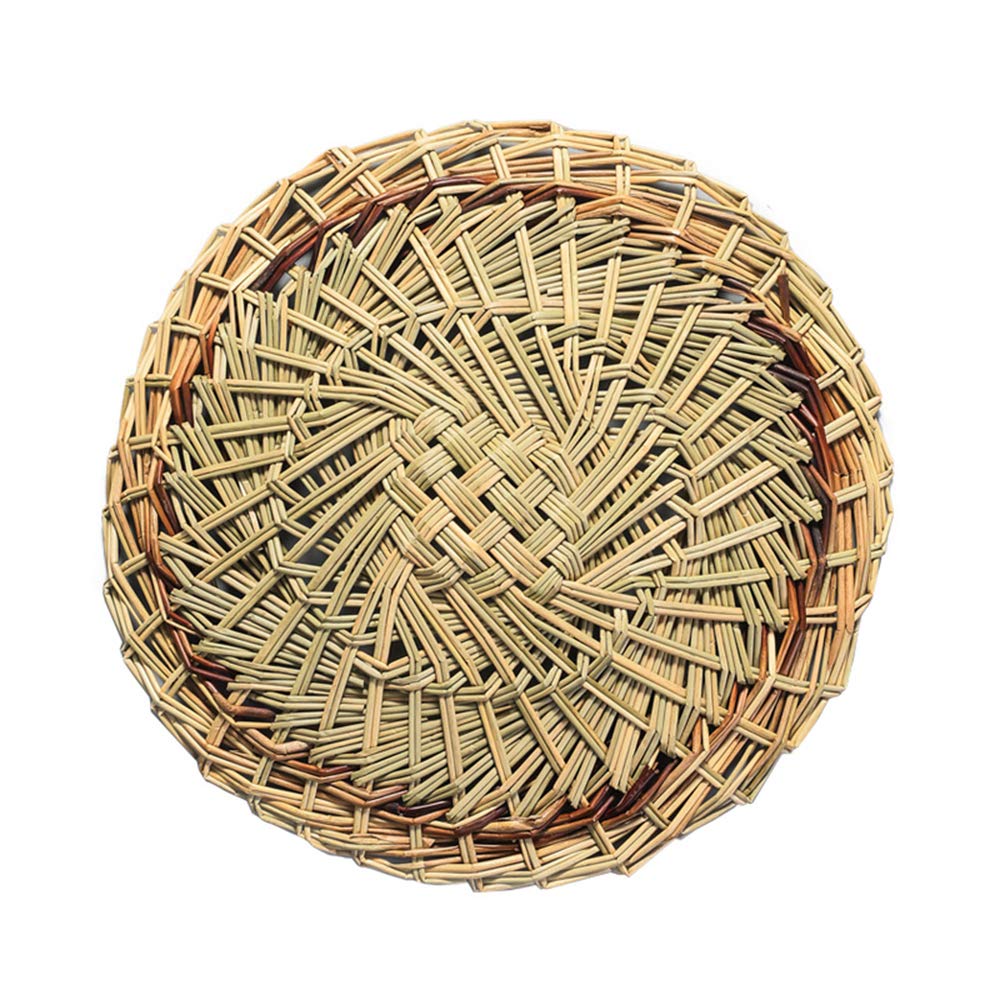 HCooker Handmade Bamboo Steamer Liners - Natural Grass Kitchen Mat for Cooking, Steaming & Serving - Perfect for Dumplings, Buns & Asian Cuisine