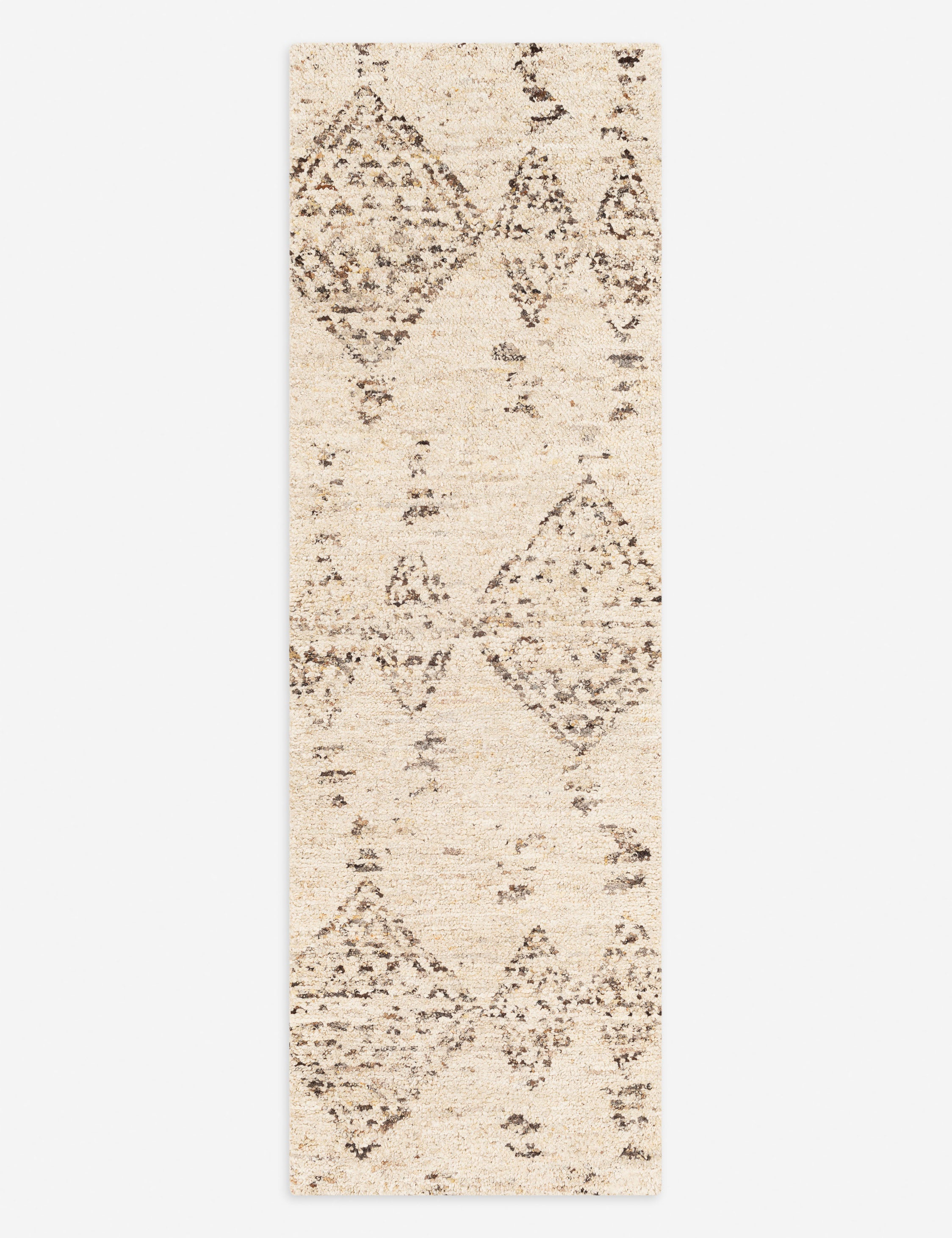 Hand Knotted Wool Moroccan Style Rug by Damica - Boho Chic Home Decor for Living Room, Bedroom & Office