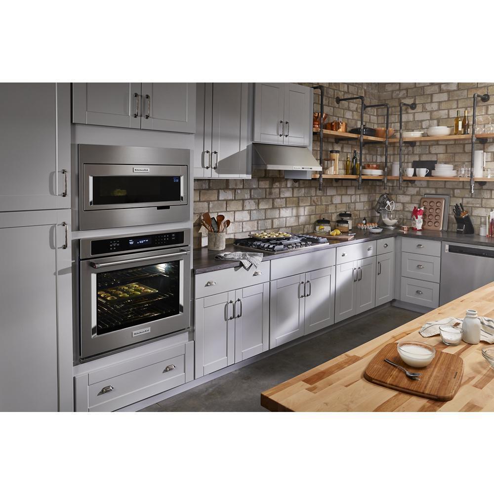 Amana W11451313 Stainless Steel Built-In Low Profile Microwave with Standard Trim Kit & Pocket Handle - Perfect for Modern Kitchens and Small Spaces