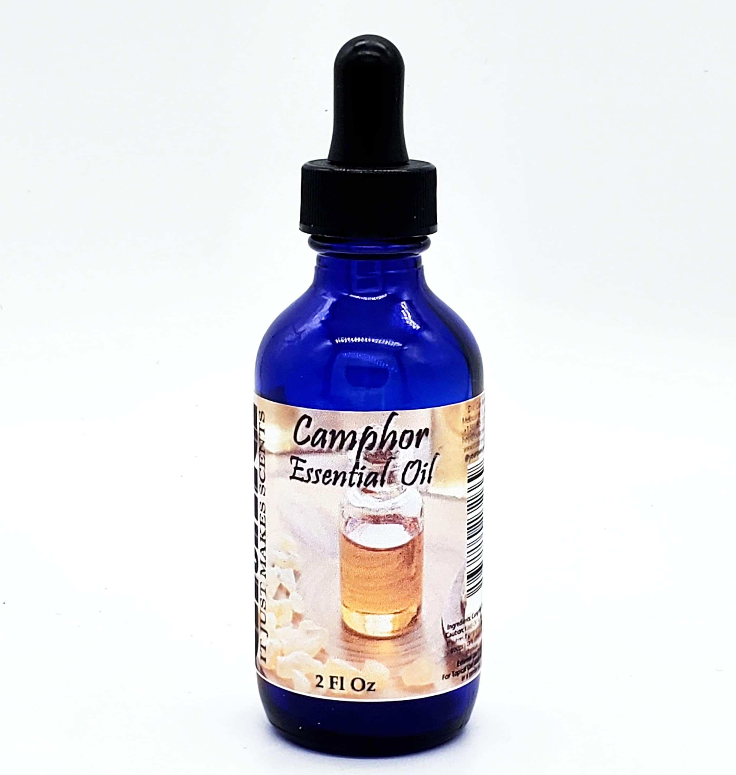 100% Pure Camphor Essential Oil - 8 Fl Oz (236ml) Natural Aromatherapy Oil for Pain Relief, Congestion & Relaxation - Perfect for Diffusers, Massage & DIY Skincare