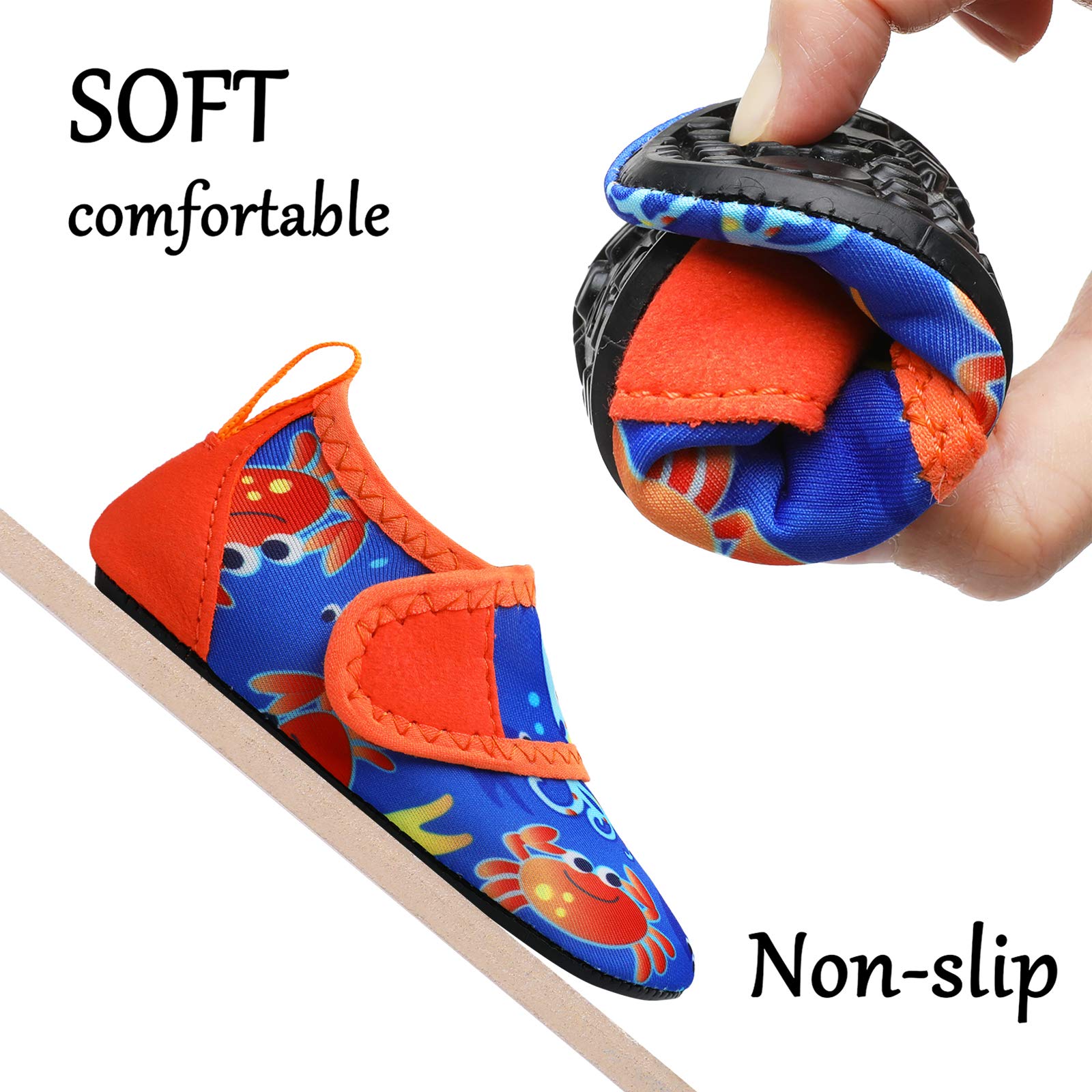 Storeofbaby Quick-Dry Barefoot Water Shoes for Baby Boys & Girls - Lightweight Aqua Socks for Swimming, Beach, Pool, and Outdoor Water Play