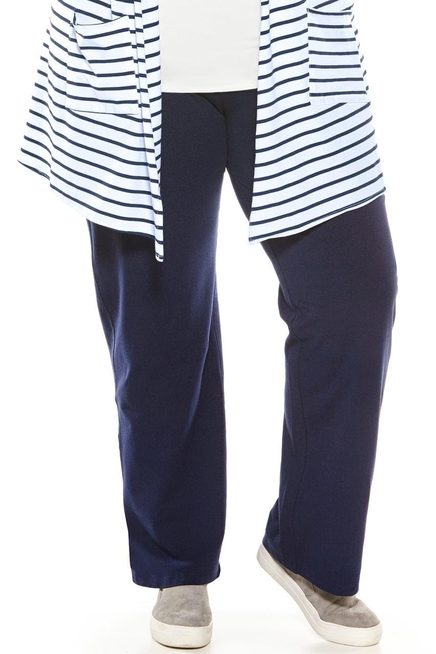 Coolibar UPF 50+ Women's Windley Beach Pants - Sun Protective Swim Cover Up for Outdoor Activities, Swimming, and Travel