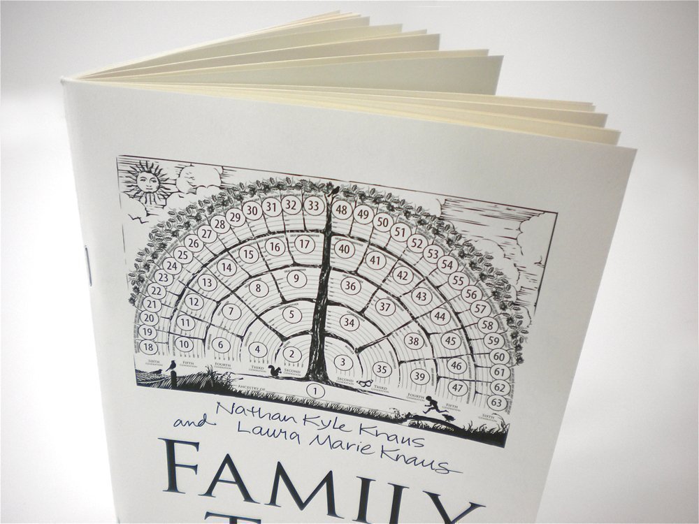 Family Tree Notebook - 2-Pack Genealogy Journal for Baby, Men, Women, Grandparents & In-Laws | Ancestor Stories & Family History Keepsake | Perfect for Family Reunions, Baby Showers & Holiday Gifts