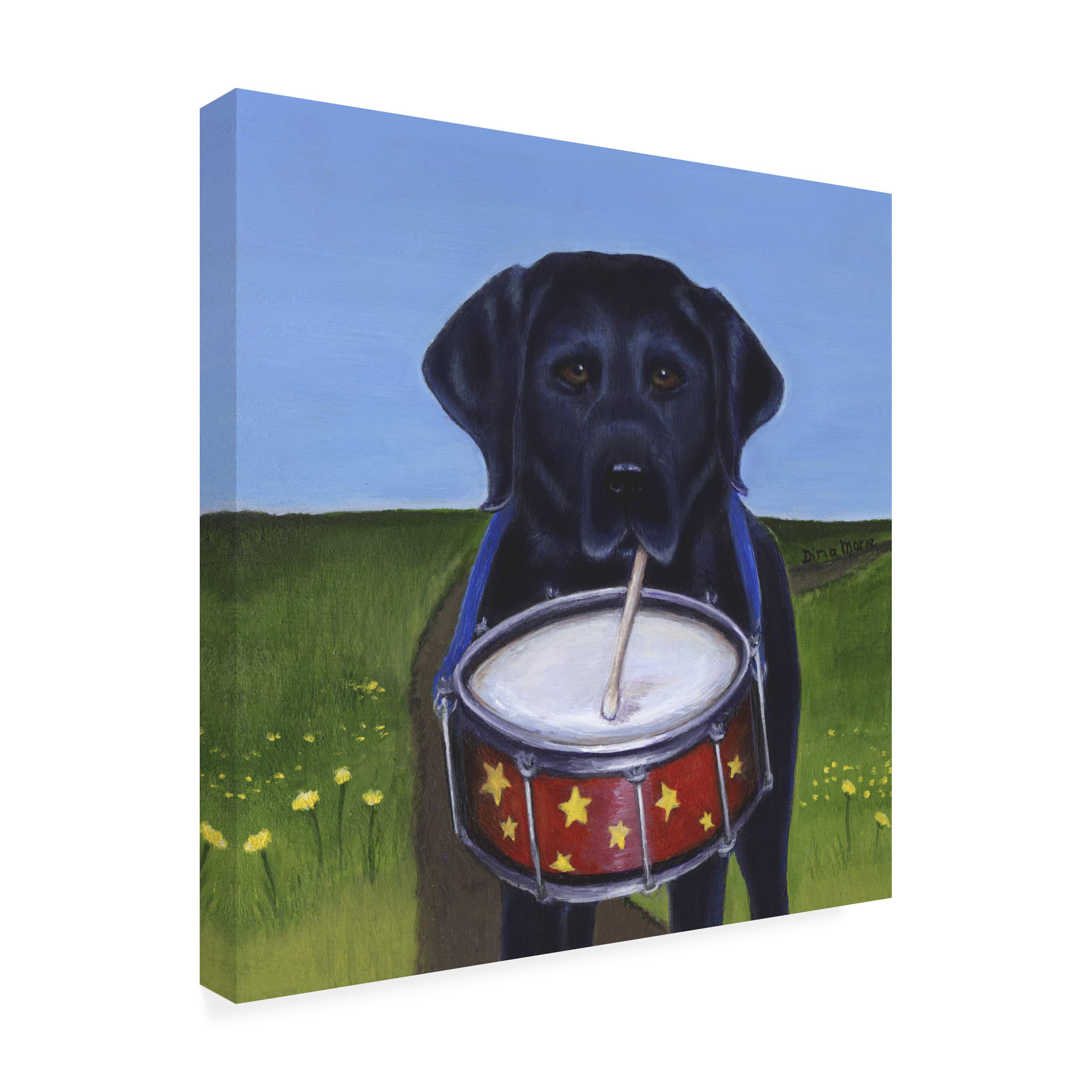 Trademark Fine Art 'Be Original' 18x18 Canvas Wall Art by Dina Marie - Perfect for Living Room, Bedroom & Office Decor