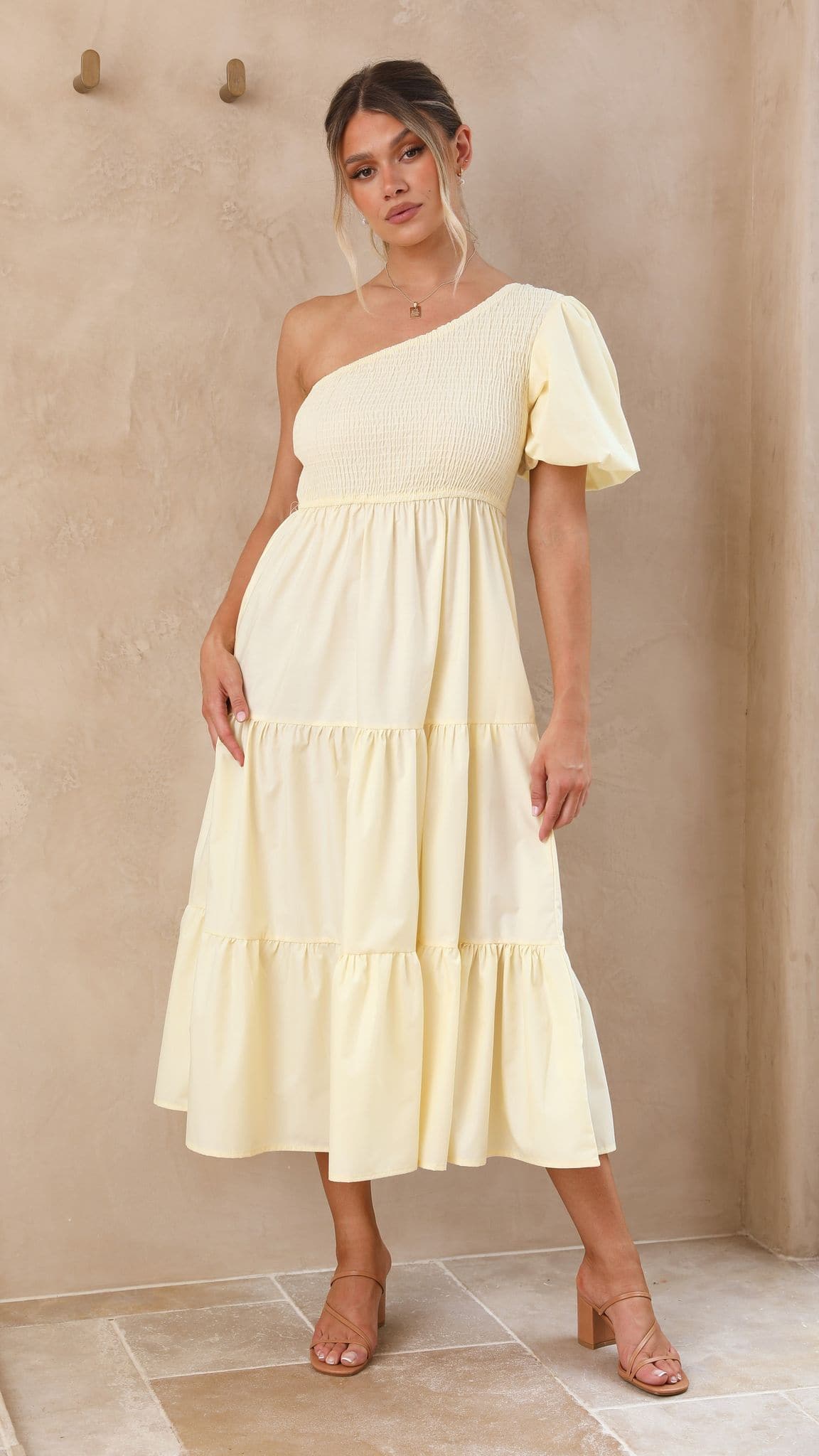 Frankie Maxi Dress for Women - Flowy Yellow Summer Dress with Pockets | Perfect for Beach, Vacation & Casual Outings