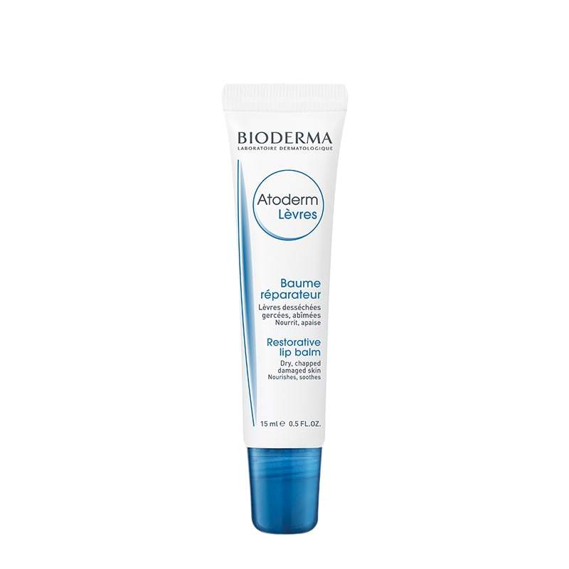 Bioderma Atoderm Restorative Lip Balm for Dry & Chapped Lips - Ultra Moisturizing Lip Care - Perfect for Winter, Cold Weather & Daily Hydration