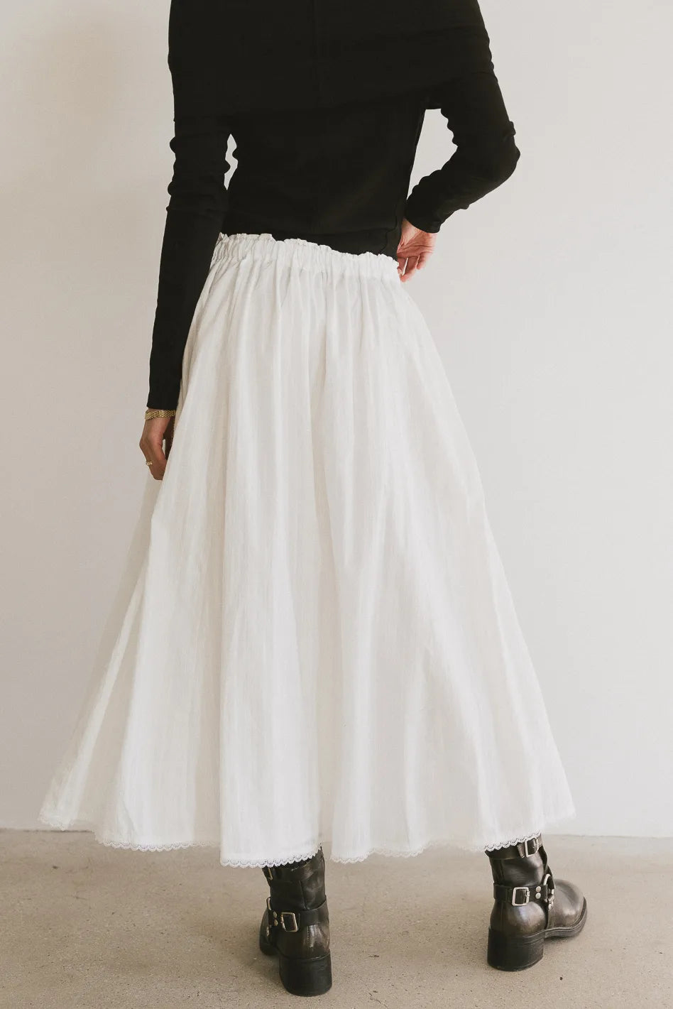 Junie Maxi Skirt for Women - Flowy Boho Long Skirt with Pockets, High Waist A-Line Summer Beach Skirt | Perfect for Vacation, Music Festivals & Boho Chic Outfits