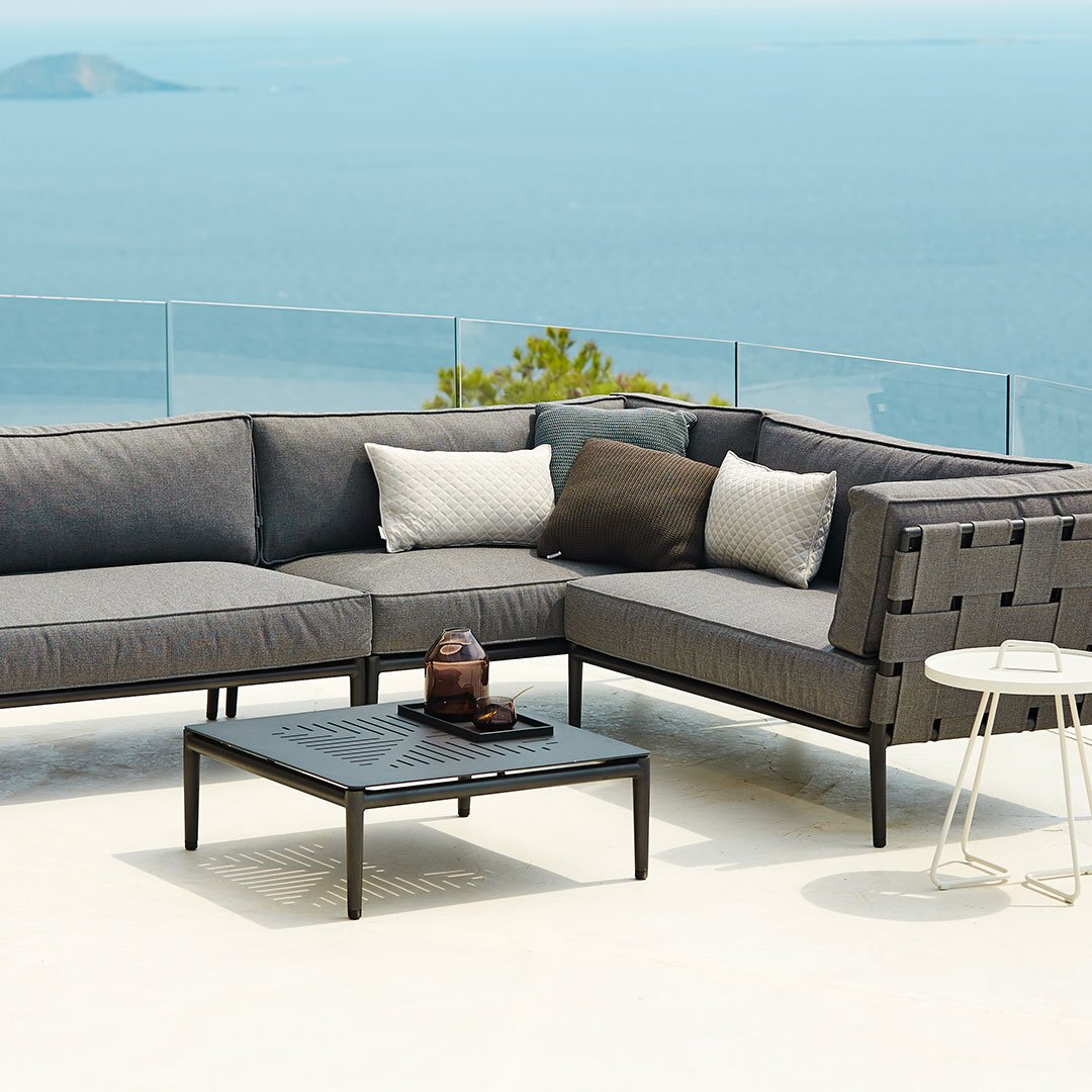 Premium Conic Outdoor Modular Sofa Set - Waterproof & UV Resistant Patio Furniture for Backyard, Garden, Poolside - Comfortable Sectional Couch with Adjustable Configurations