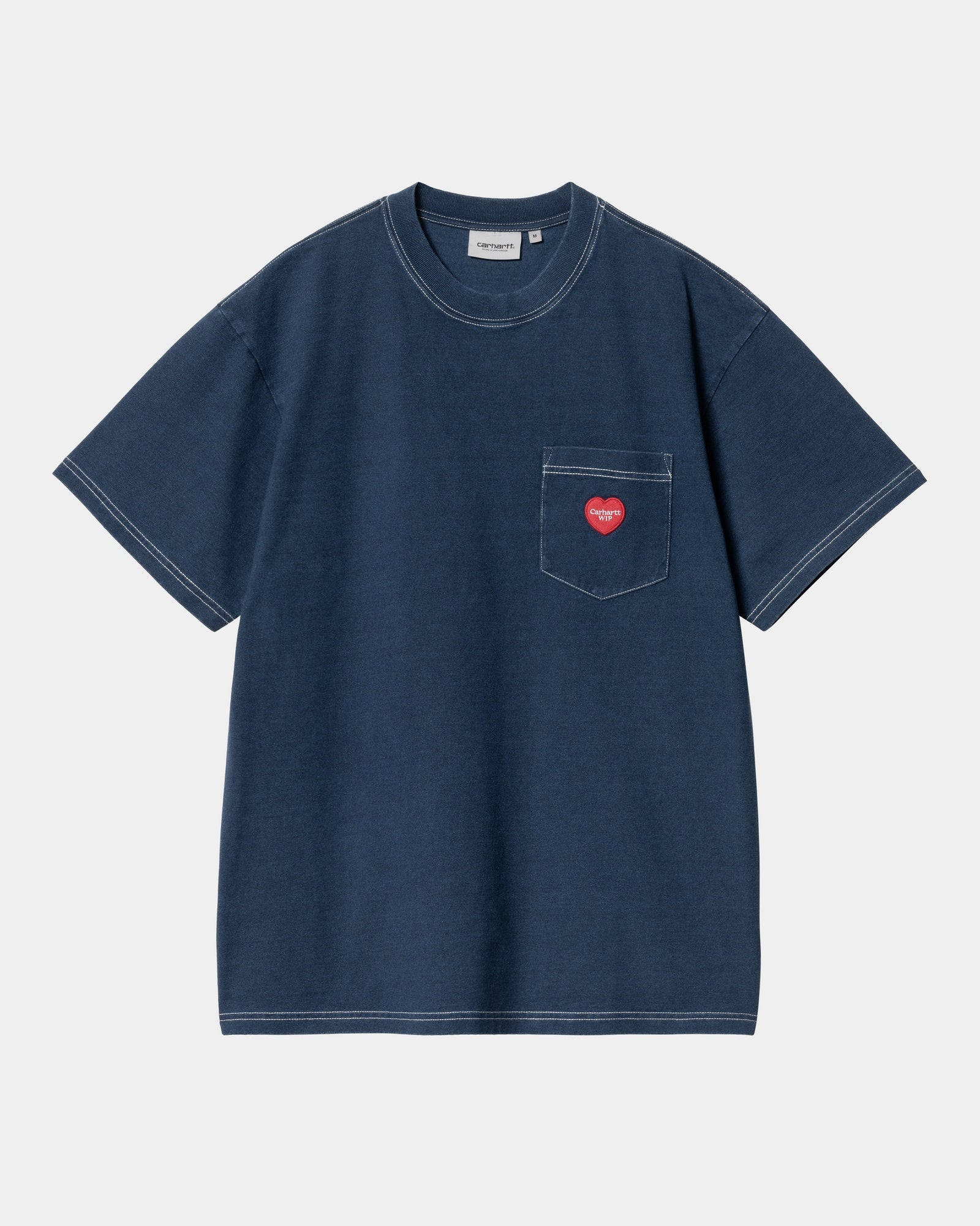 Men's Ingo Pocket T-Shirt | Dark Blue Casual Tee for Everyday Wear | Comfortable Cotton Shirt for Work, Travel & Outdoors