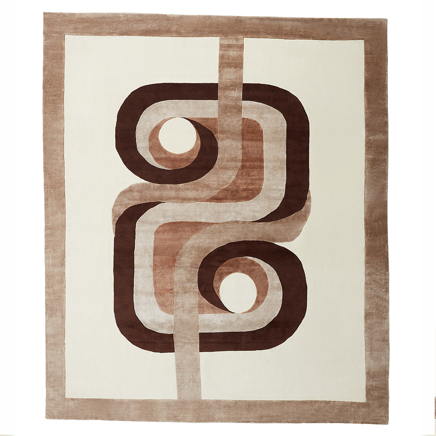 Handmade Madrid Wool Area Rug - Traditional Hand Knotted Design for Living Room, Bedroom & Dining Room Decor