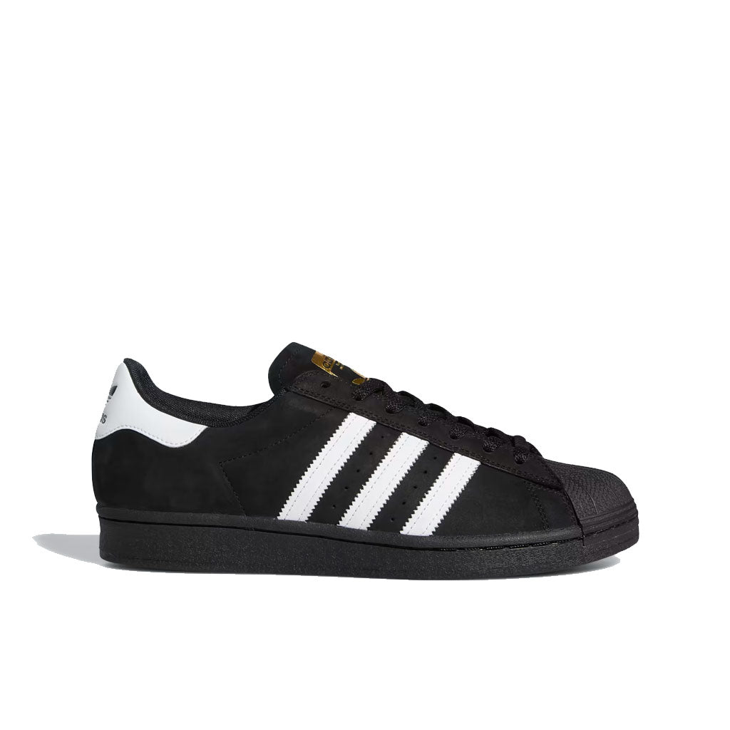 Adidas Superstar ADV Sneakers - Core Black, Cloud White & Gold Metallic - Men's/Women's Casual & Streetwear Shoes for Everyday Wear & Fashion Outfits